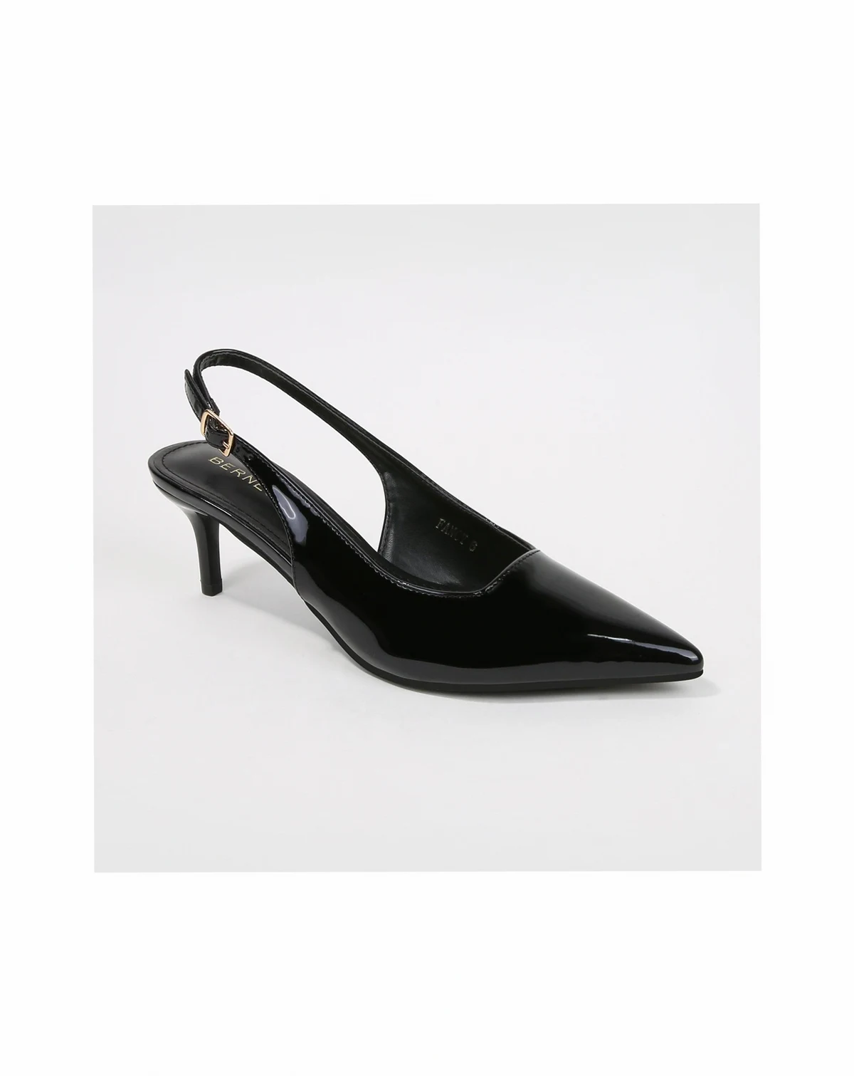 Fancy Slingback Kitten Heels