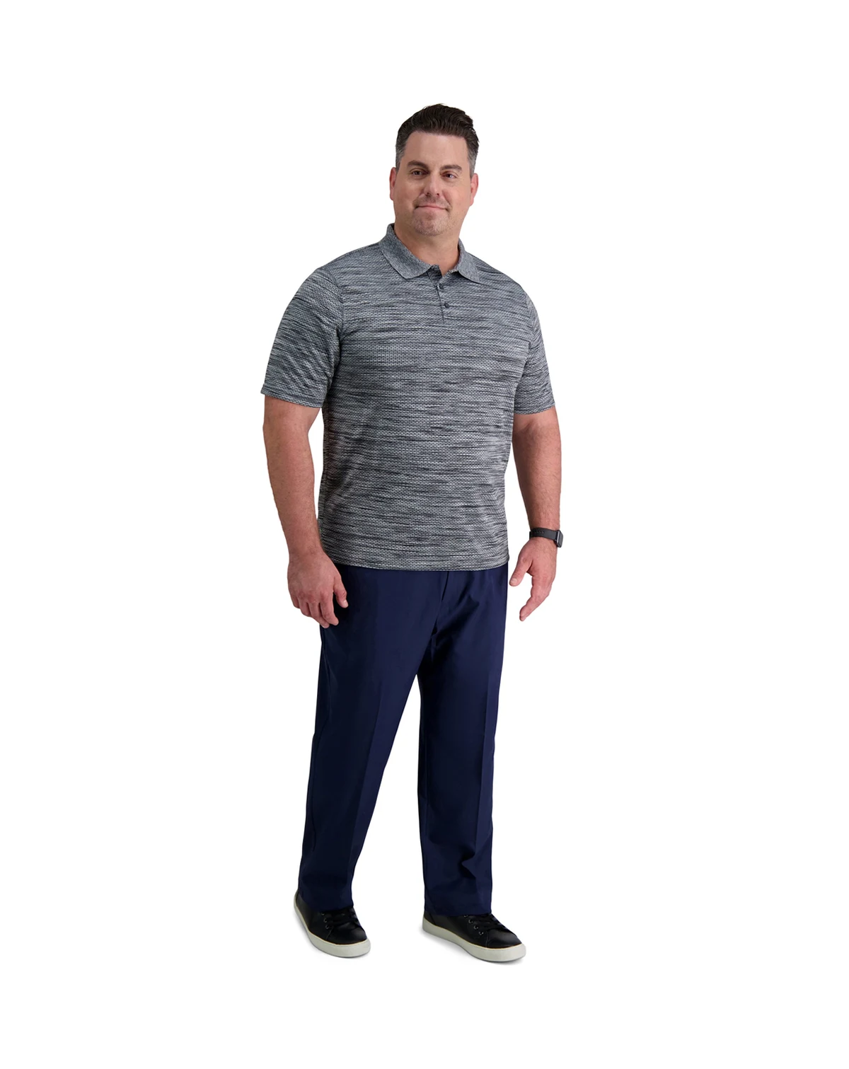 Big & Tall Cool Right Performance Flex Classic Fit Flat Front Pant