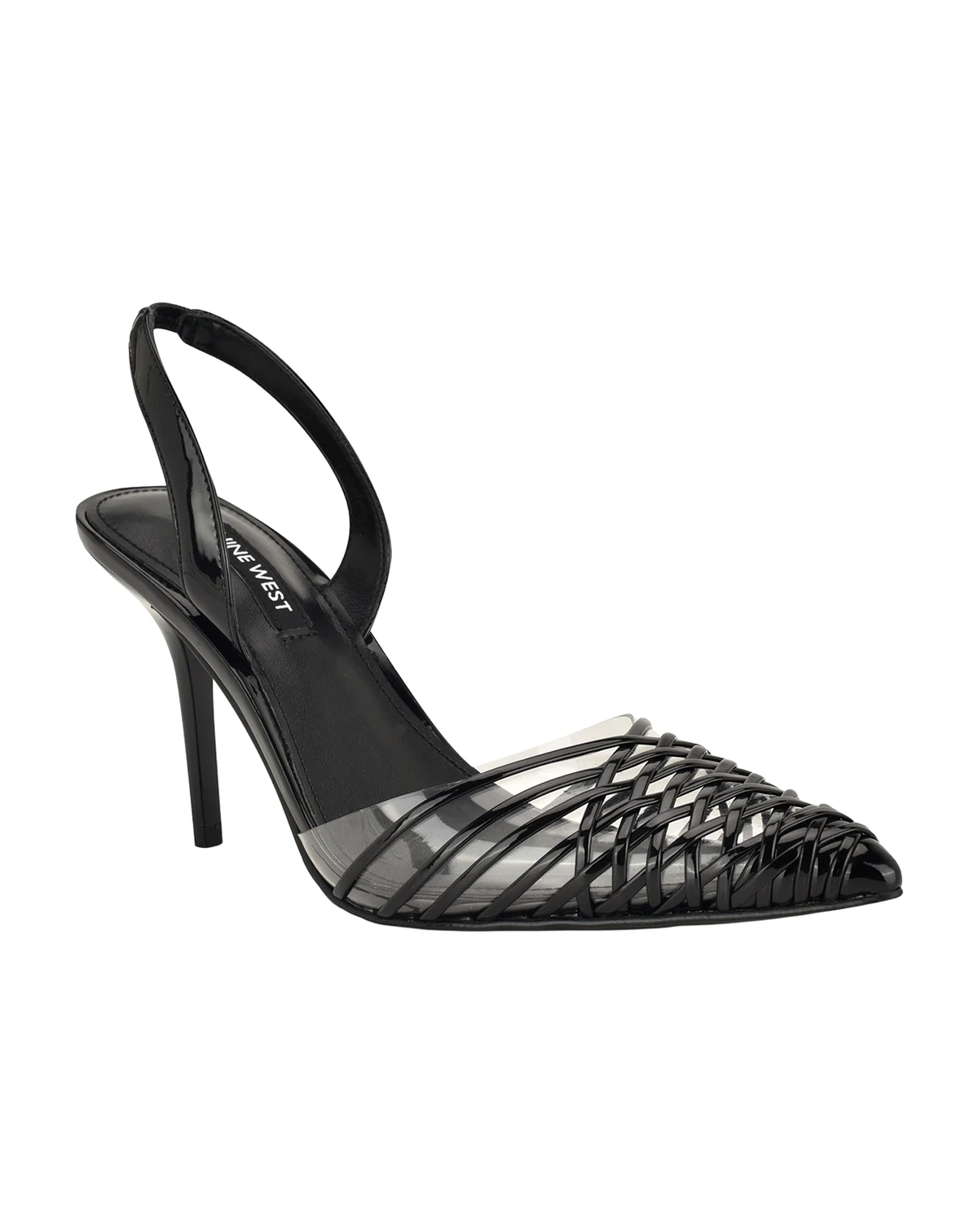 Women's Pemma Woven Slingback Stiletto Pumps