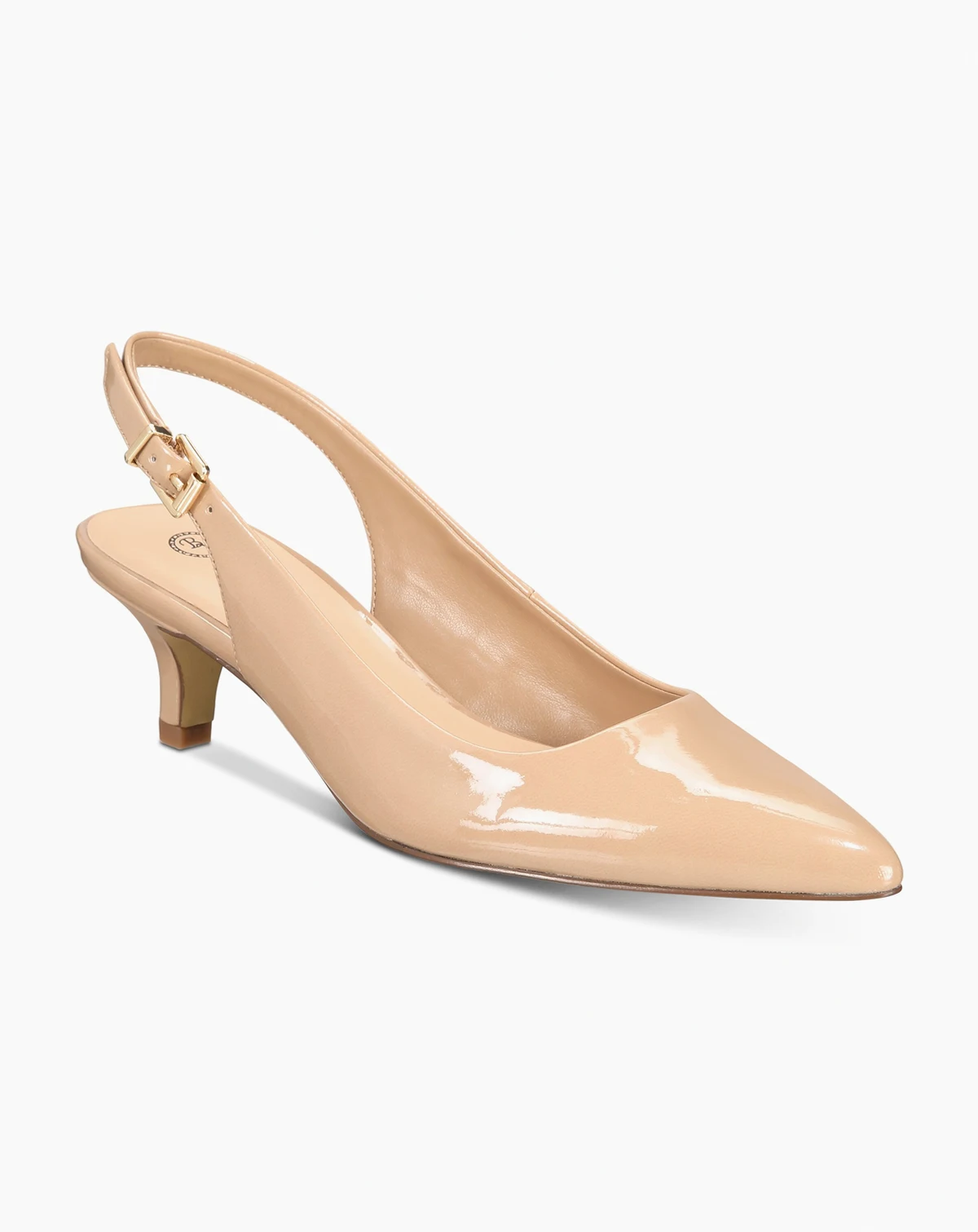 Scarlett II Kitten-Heel Slingback Pumps