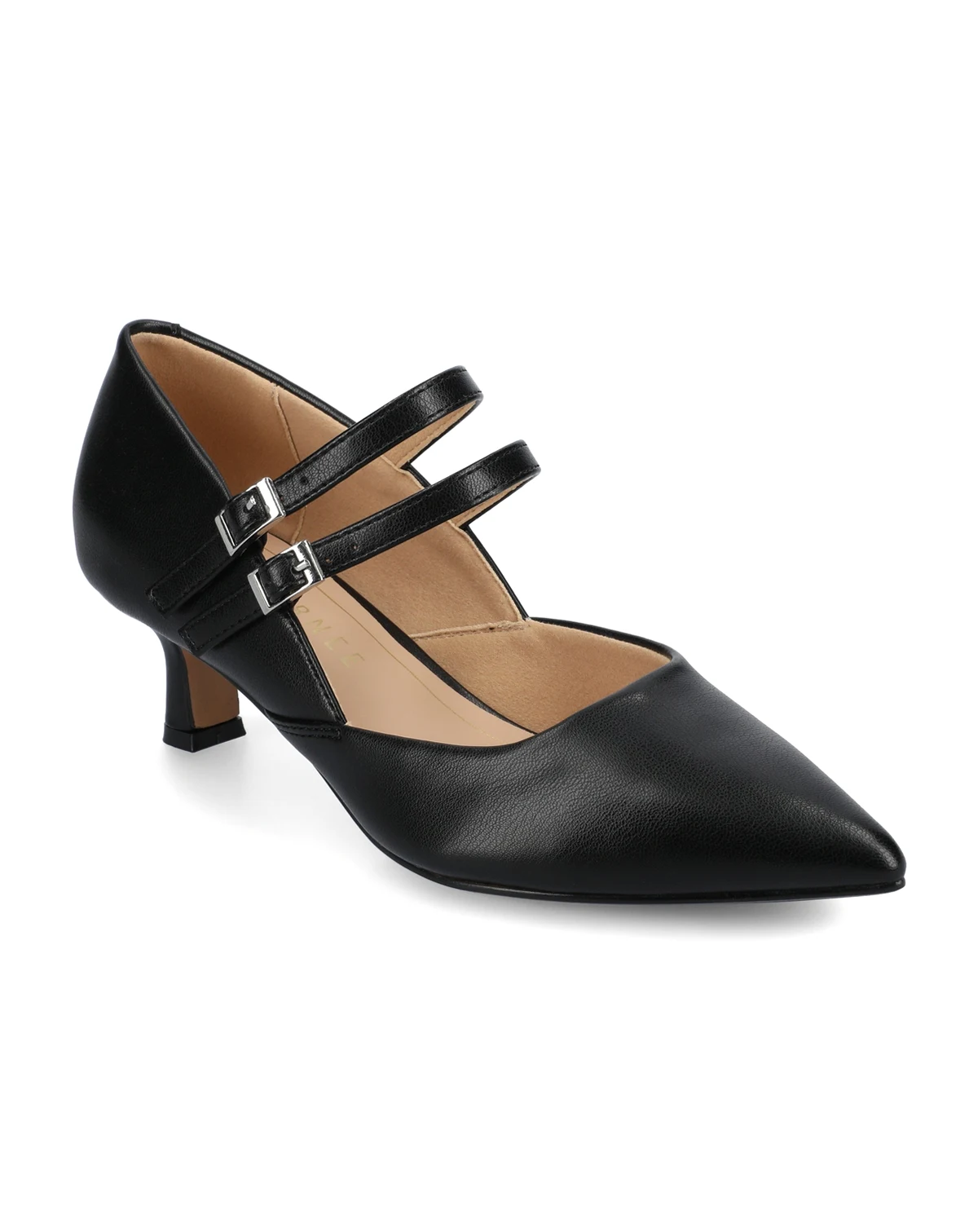 Women's Carnation Pointed Toe Mary Jane Pumps