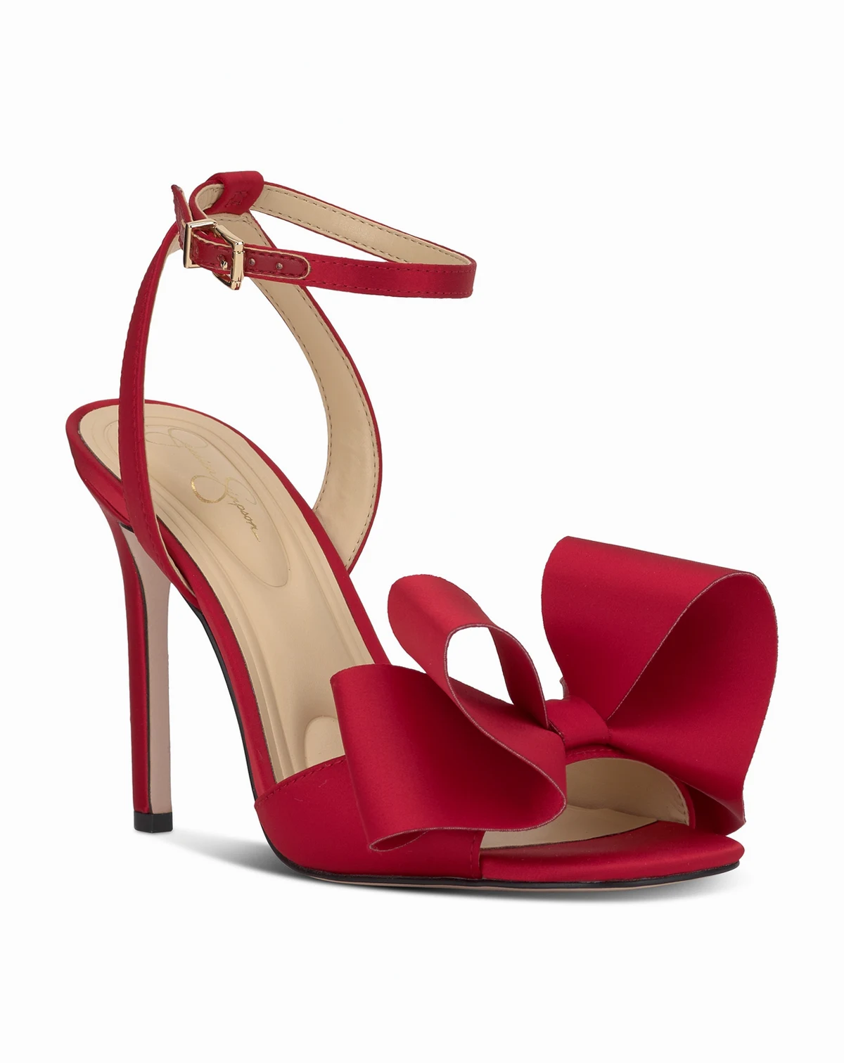 Women's Olivine Bow High-Heel Stiletto Dress Sandals