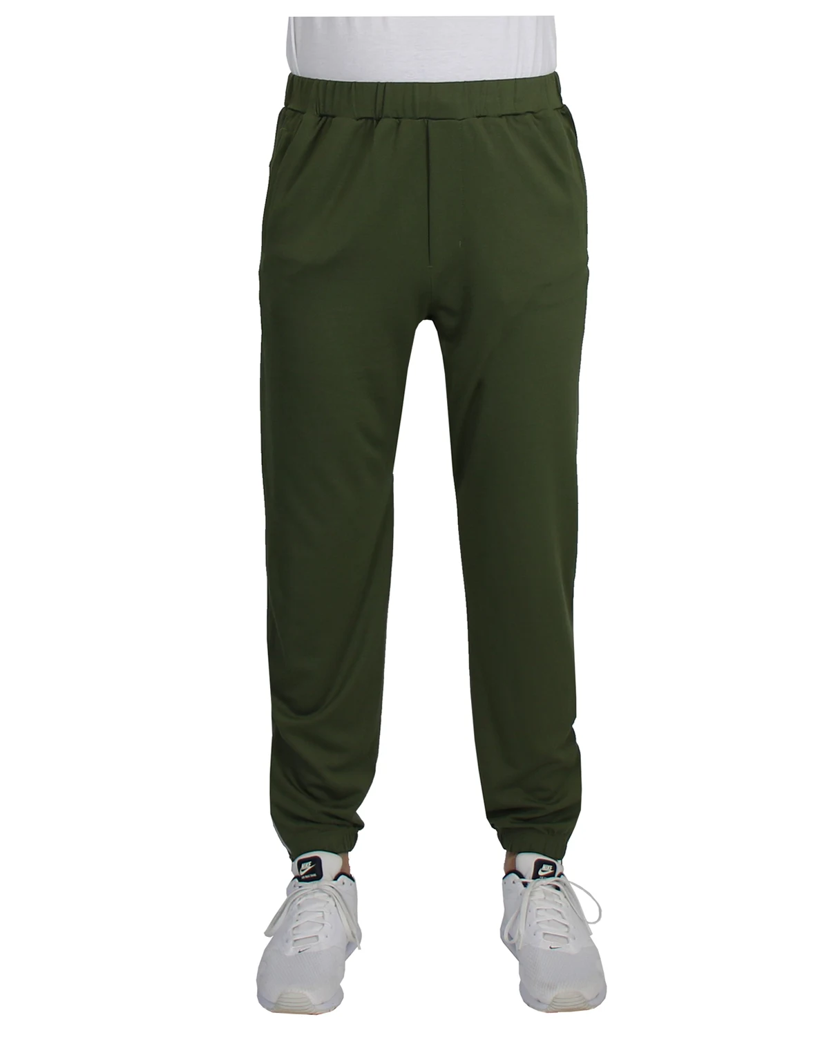 Men's Moisture Wicking Performance Joggers with Reflective Trim Ankle Zippers