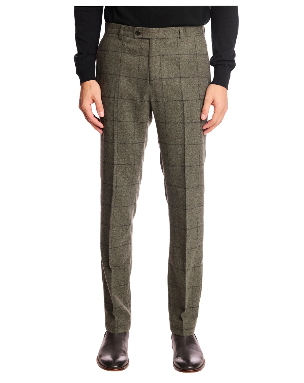 Men's Downing Slim-Fit Sage Windowpane Pants