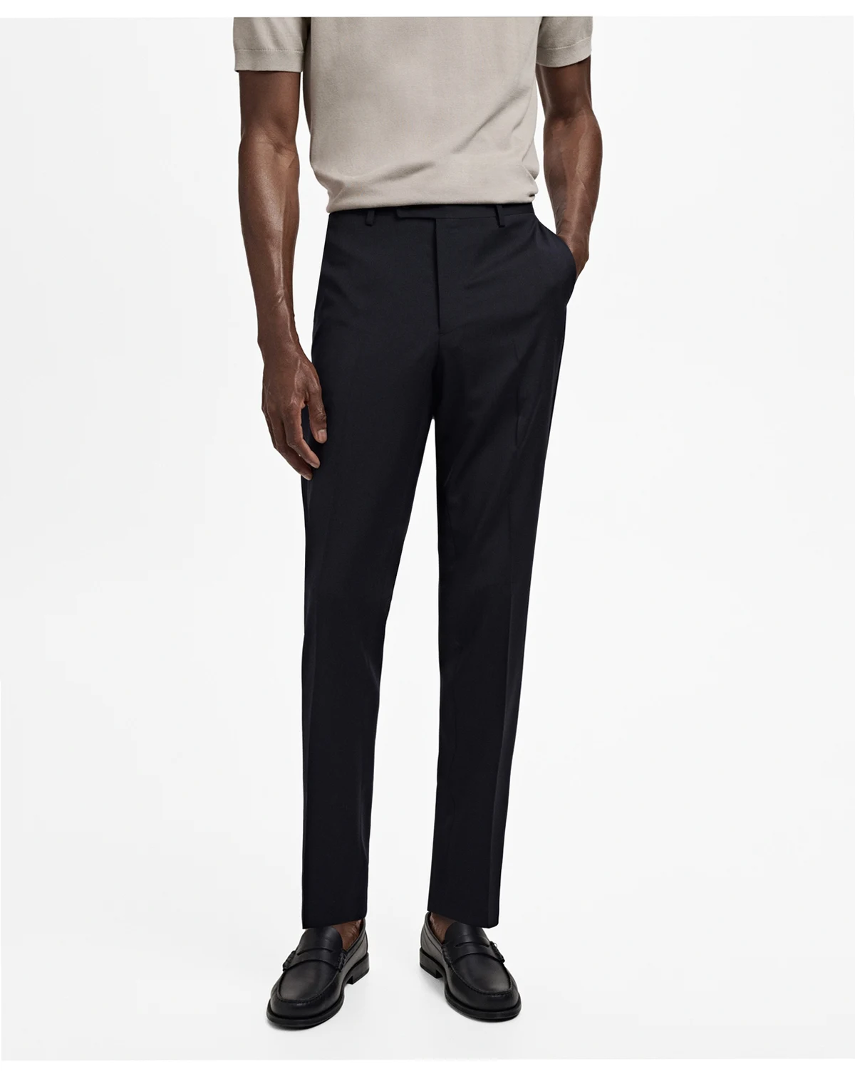 Men's Turin Virgin Wool Suit Pants