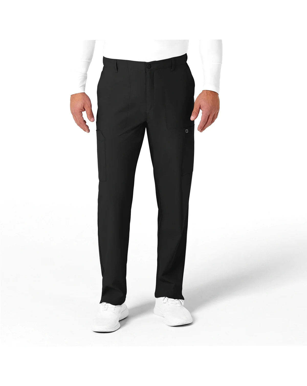 Men's W123 Flat Front Cargo Scrub Pant