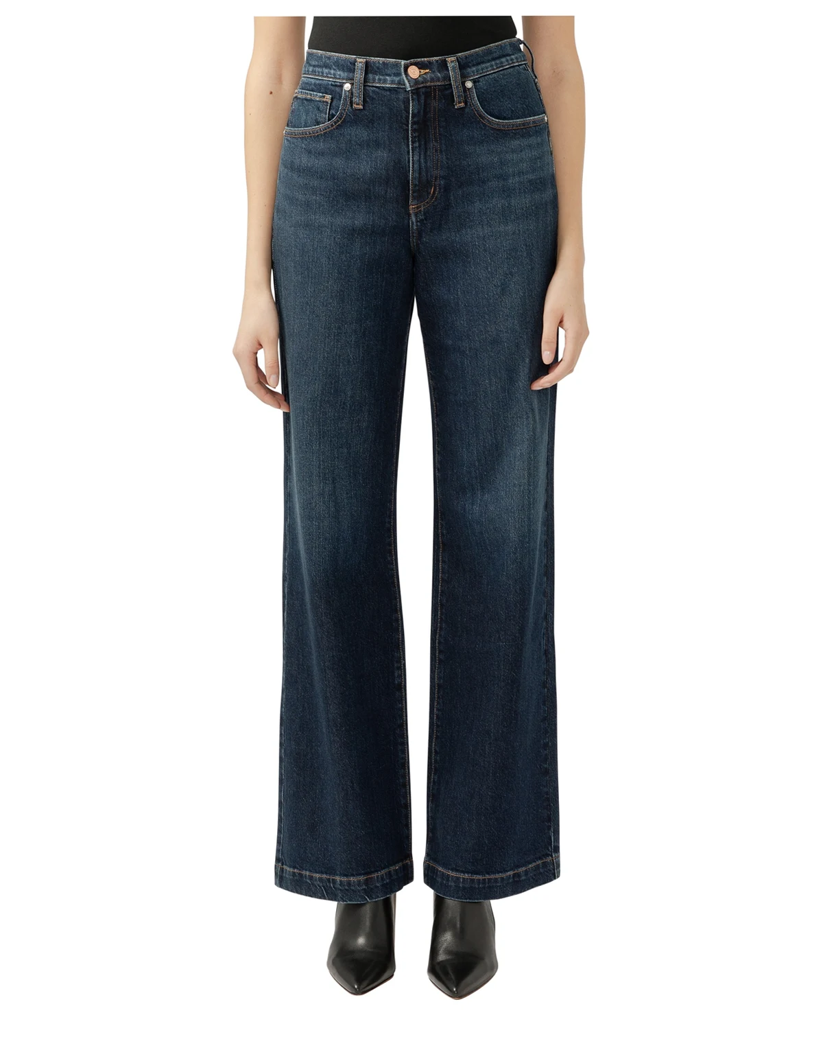 Women's Highly Desirable High Rise Trouser Leg Jeans
