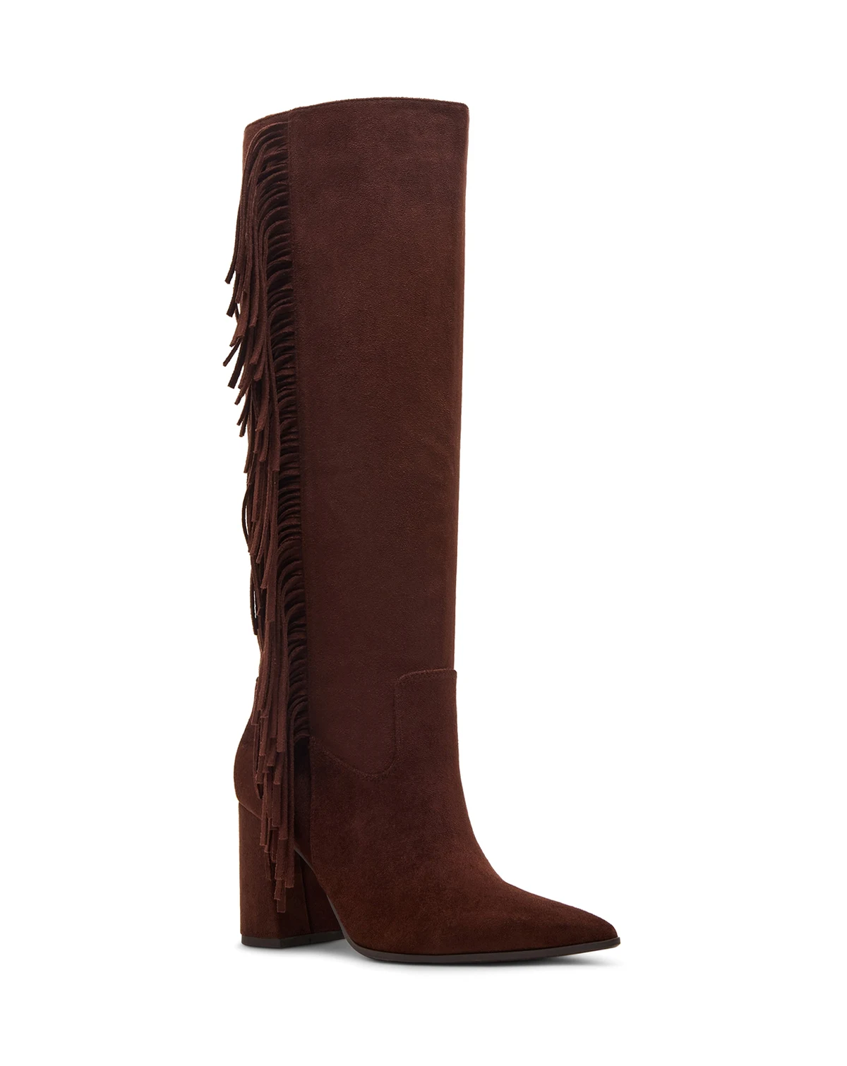 Women's Shakke Knee-High Fringe Dress Boots