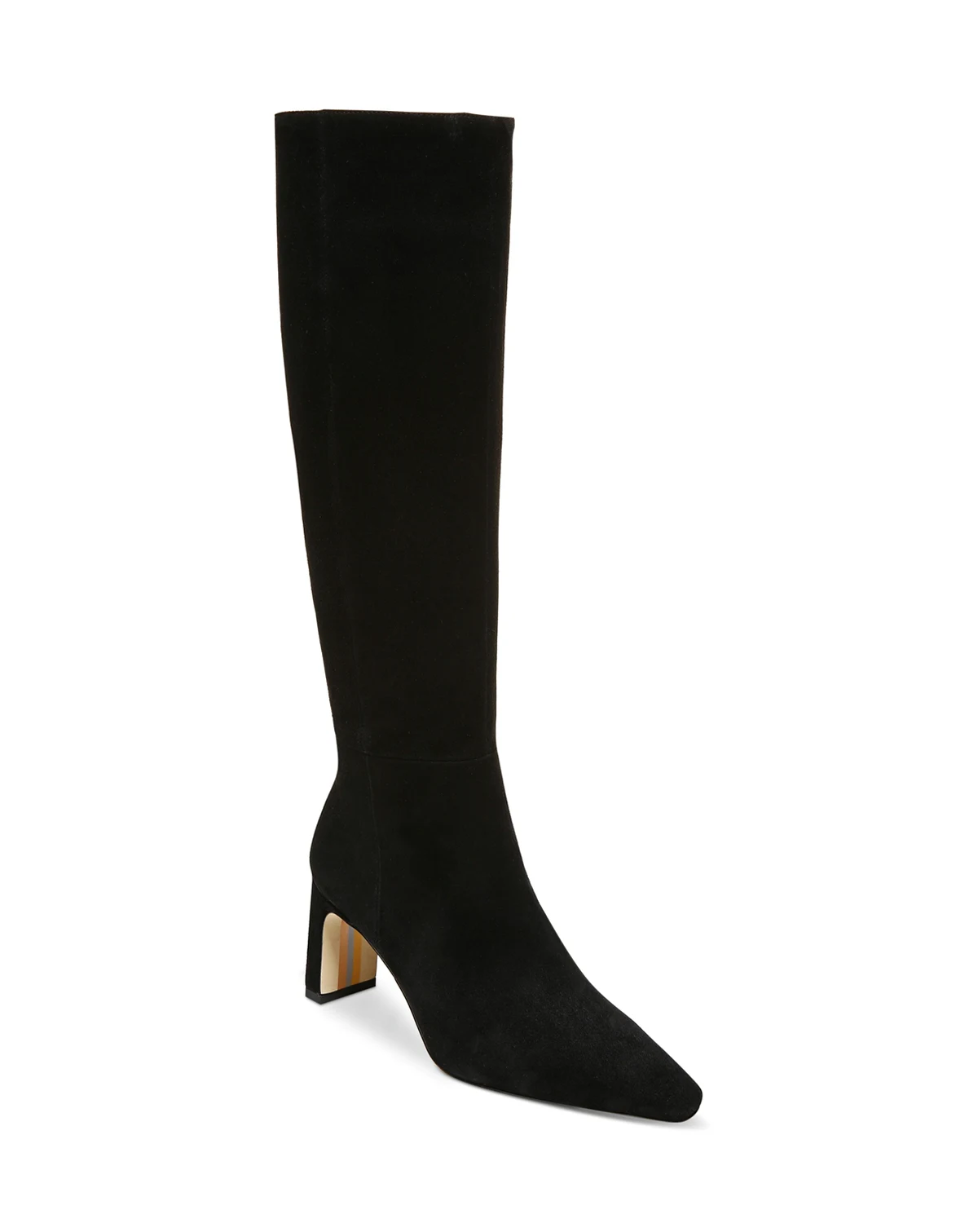Sylvia Snip-Toe Knee-High Dress Boots, Regular & Wide Calf