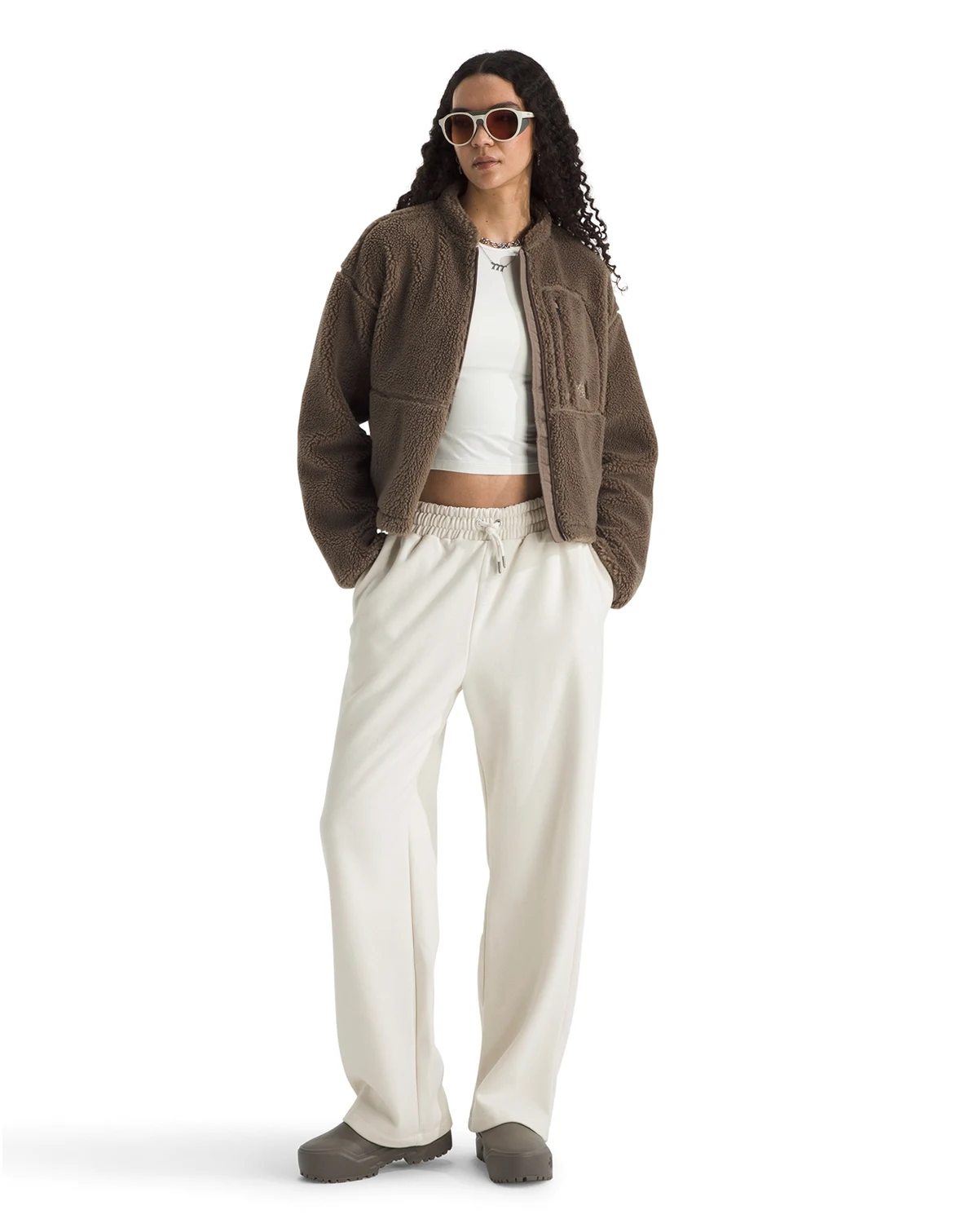 Women's Essential Simple Dome Straight Leg Sweatpants