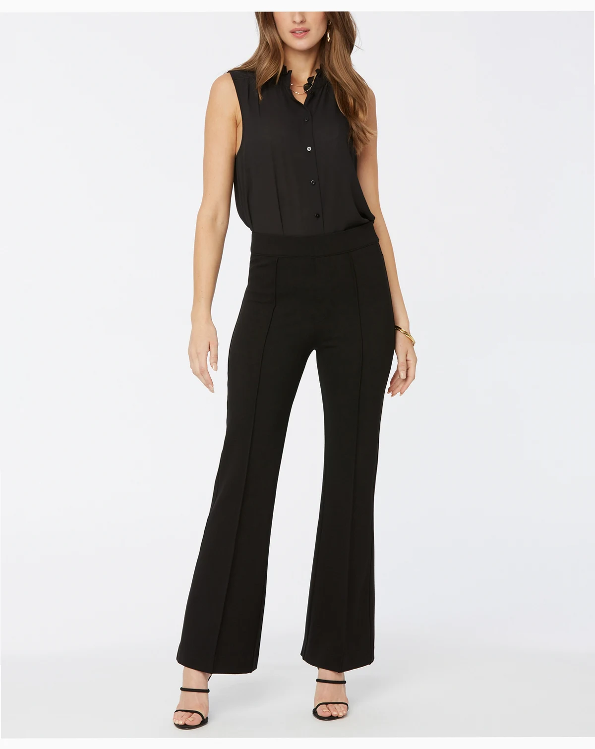 Women's High Rise Pull-on Flared Pants