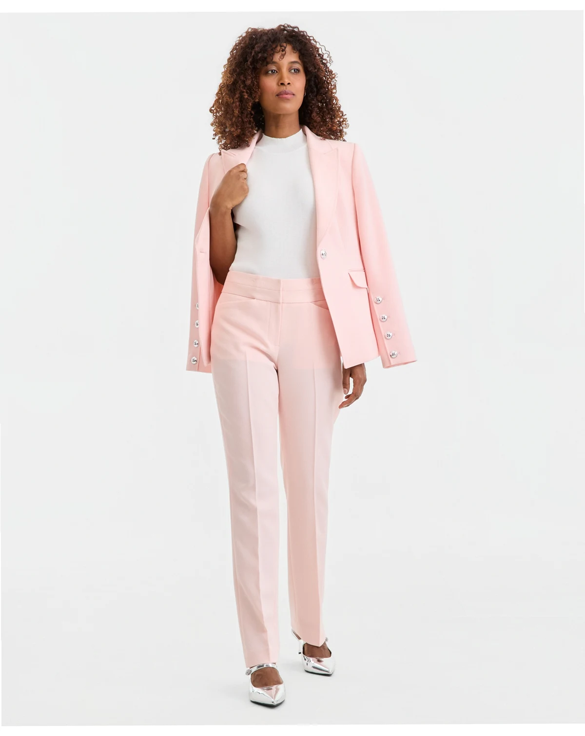 Women's Mid-Rise Bell-Bottom Pants