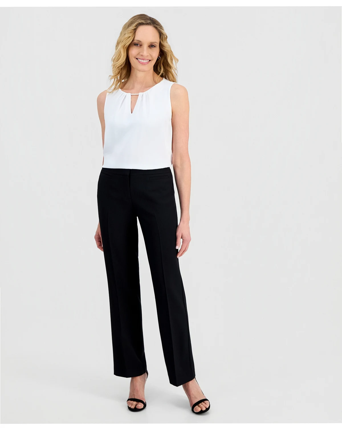 Women's Lily Mid-Rise Tailored Trouser Pant