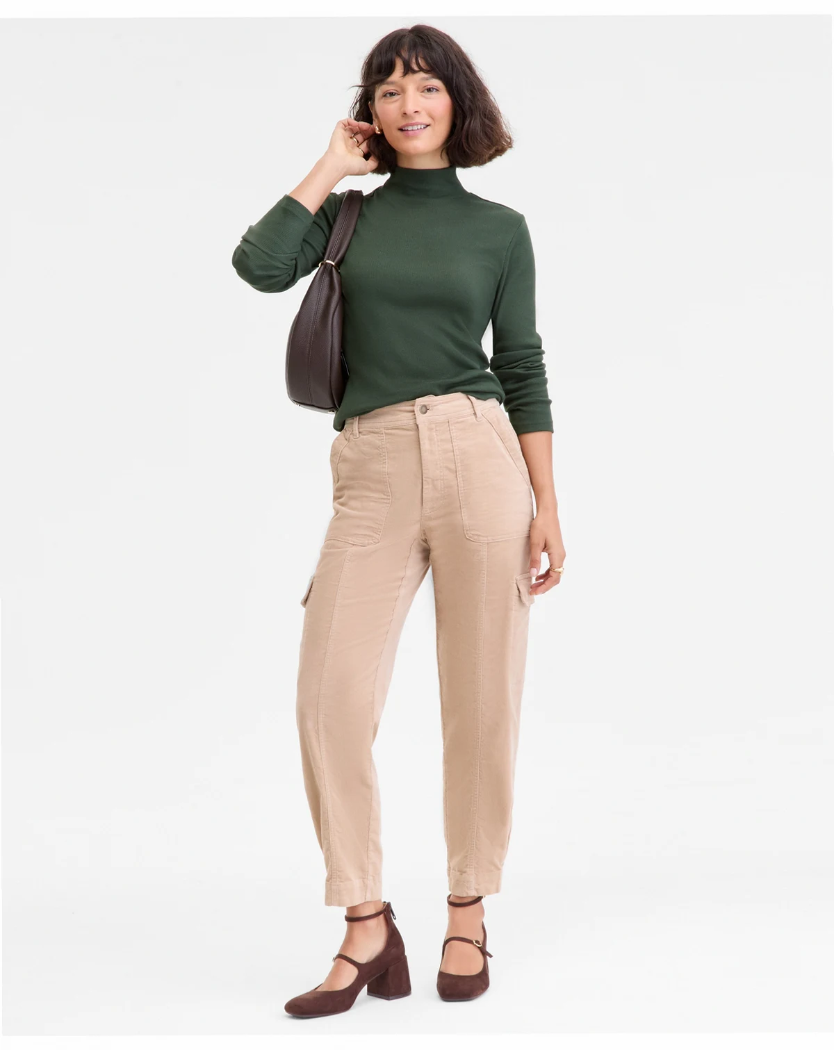 Women's Corduroy Cargo Pants, Macy's Exclusive