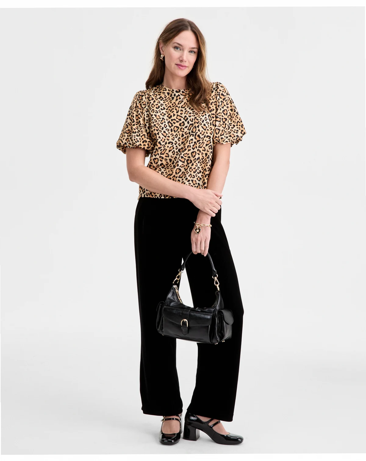 Women's Velveteen Wide-Leg Pants, Macy's Exclusive