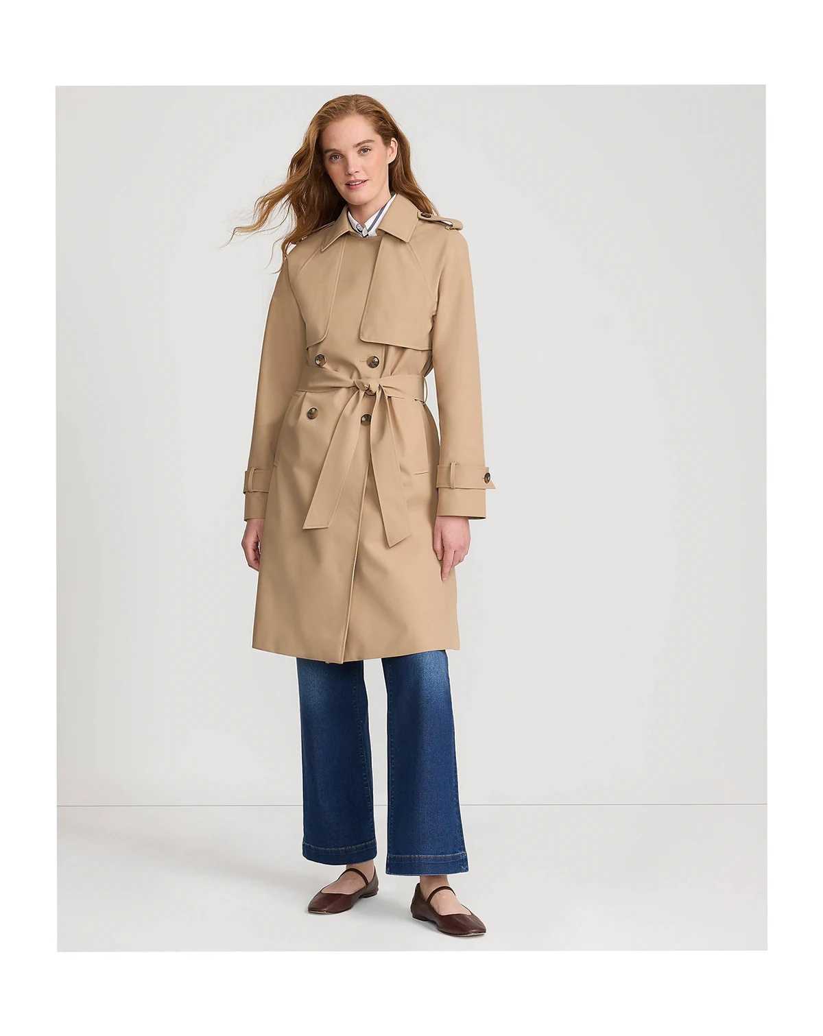 Women's Squall Waterproof Modern Trench Raincoat