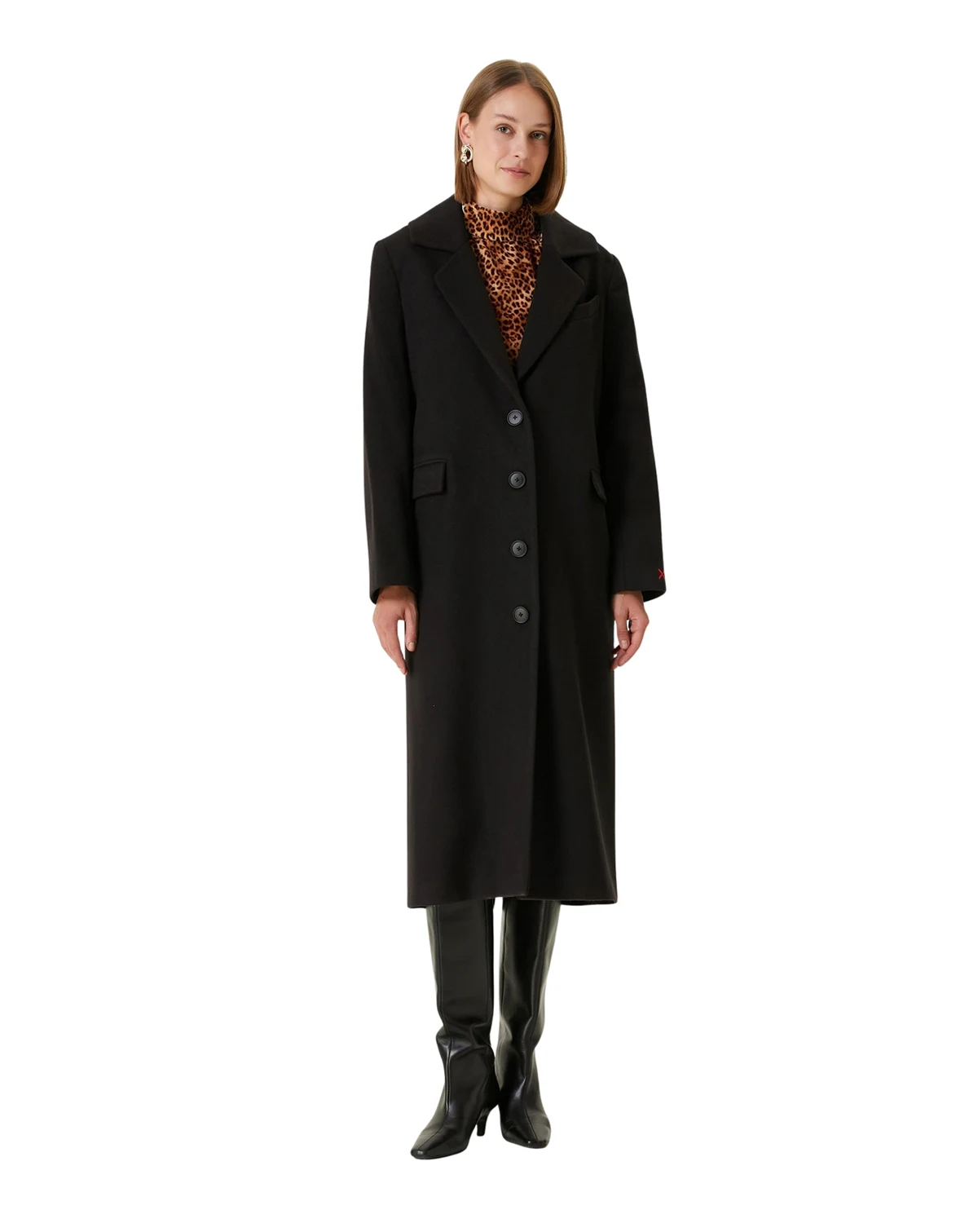 Women's Wool-Cashmere Blend Coat