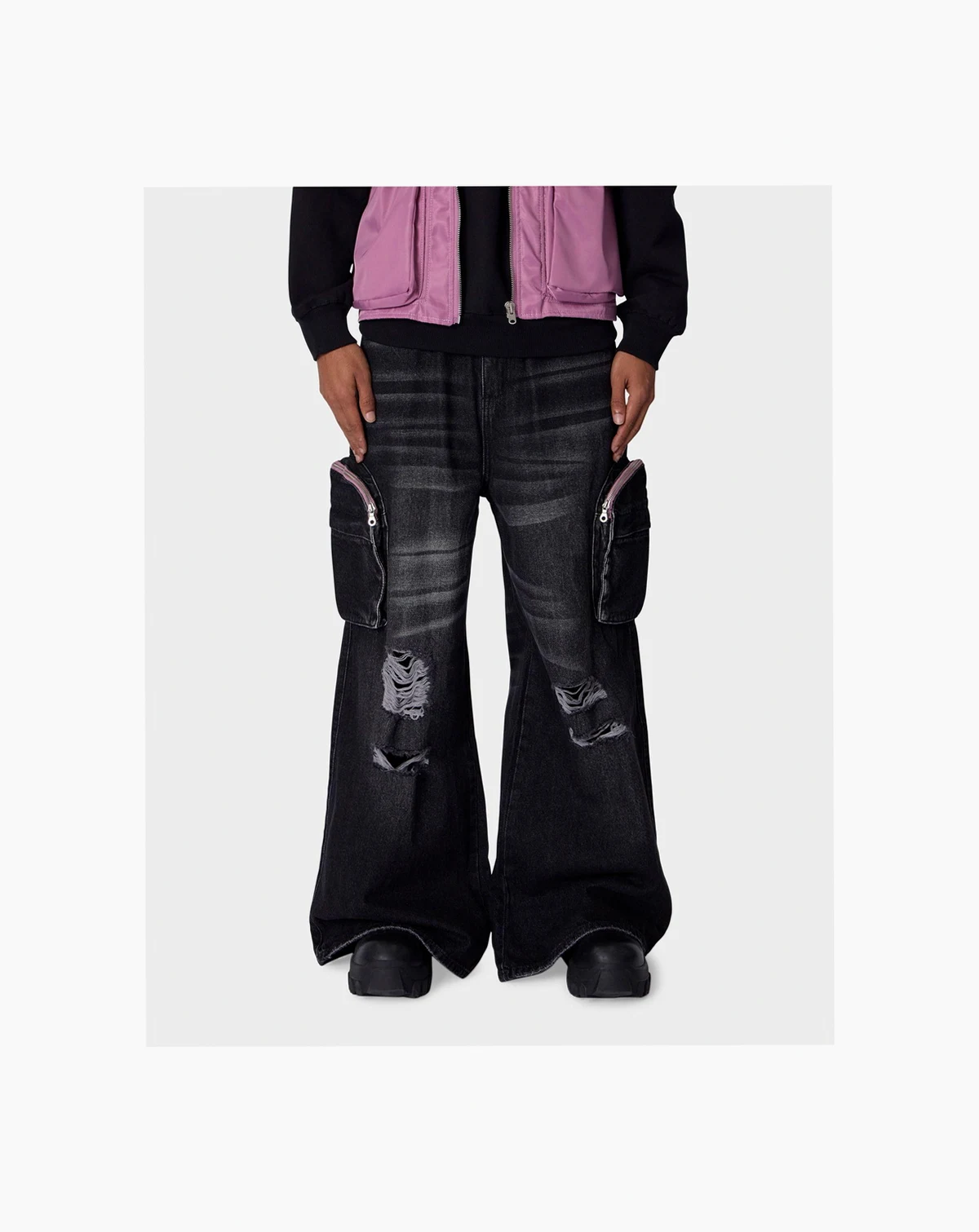 Men's C23 Rave Double Cargo Denim Jeans
