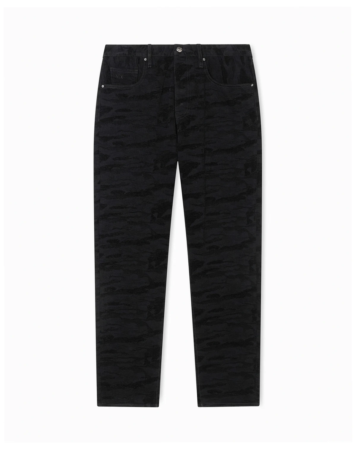 Men's J82 Loose Tapered Camouflage Jacquard Denim Jeans