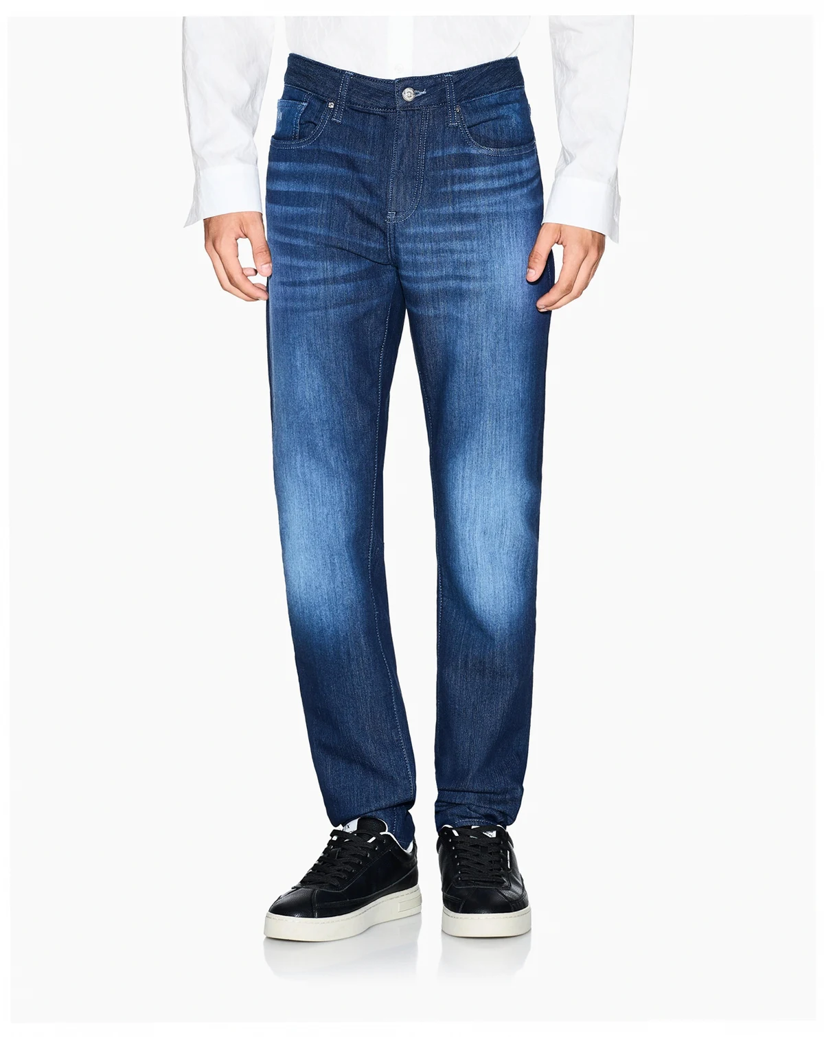 Men's J14 Slim Fleece Stretch Denim Jeans
