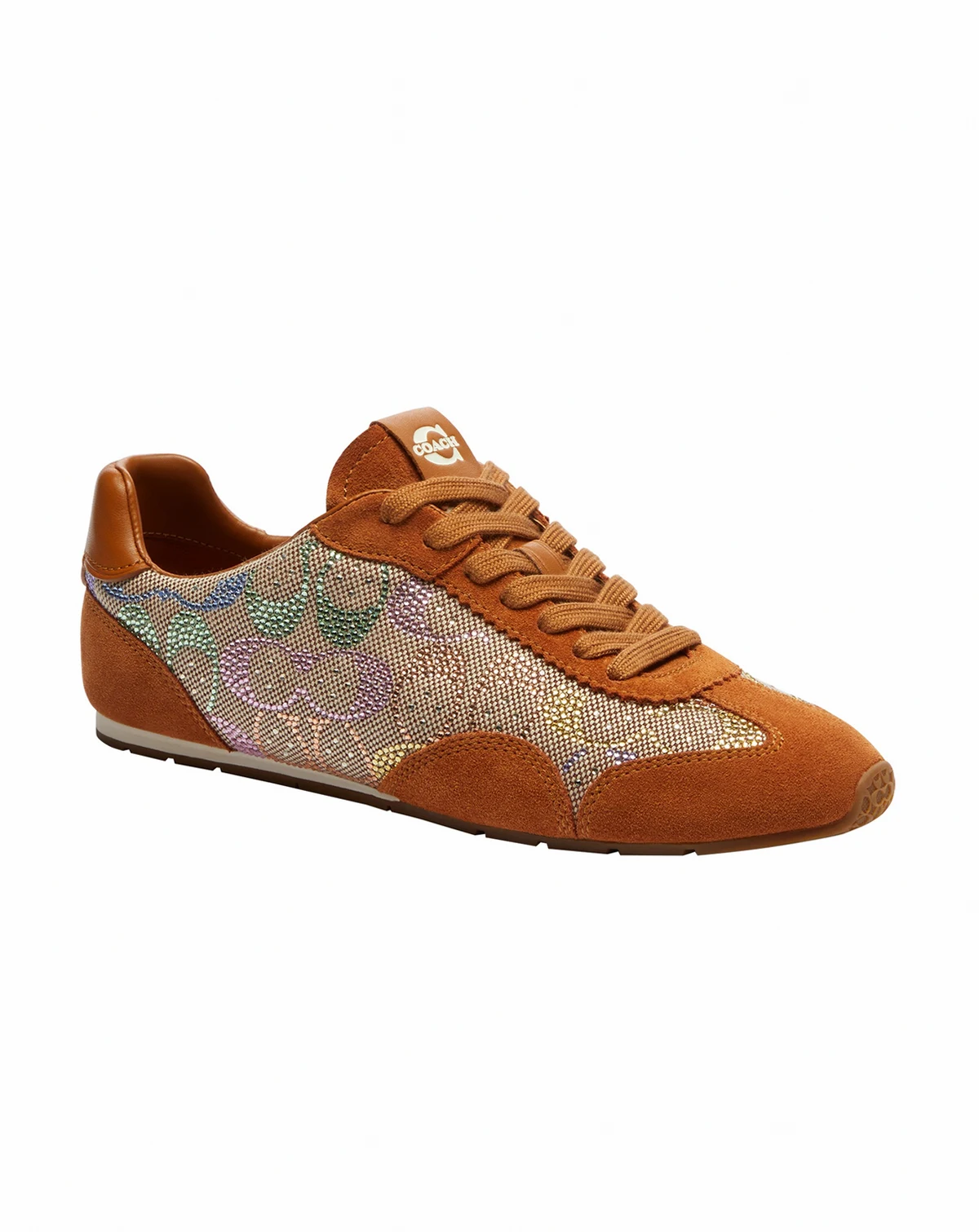Women's Embellished Lace-Up Sneakers
