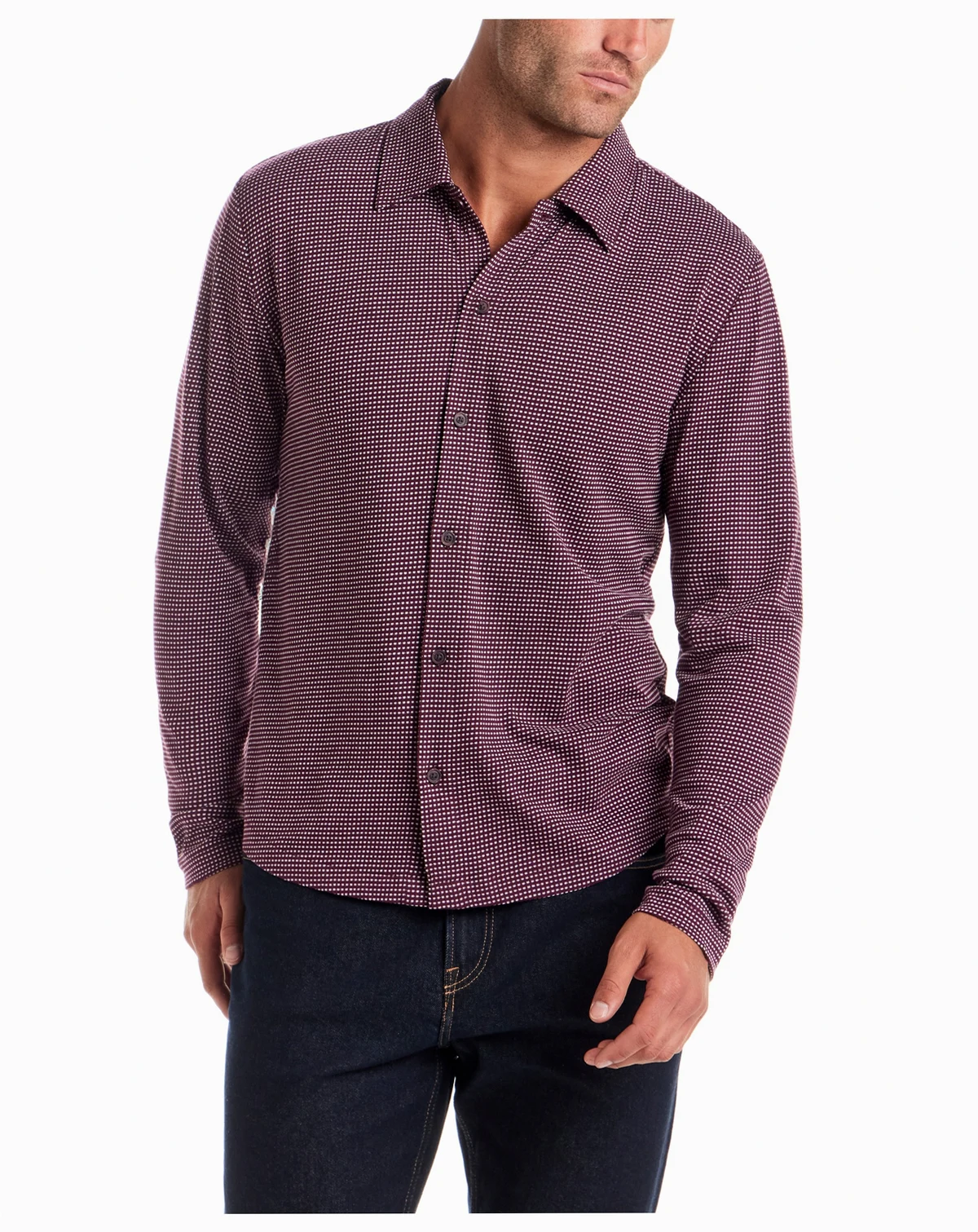 Men's Dobby Button Down Shirt