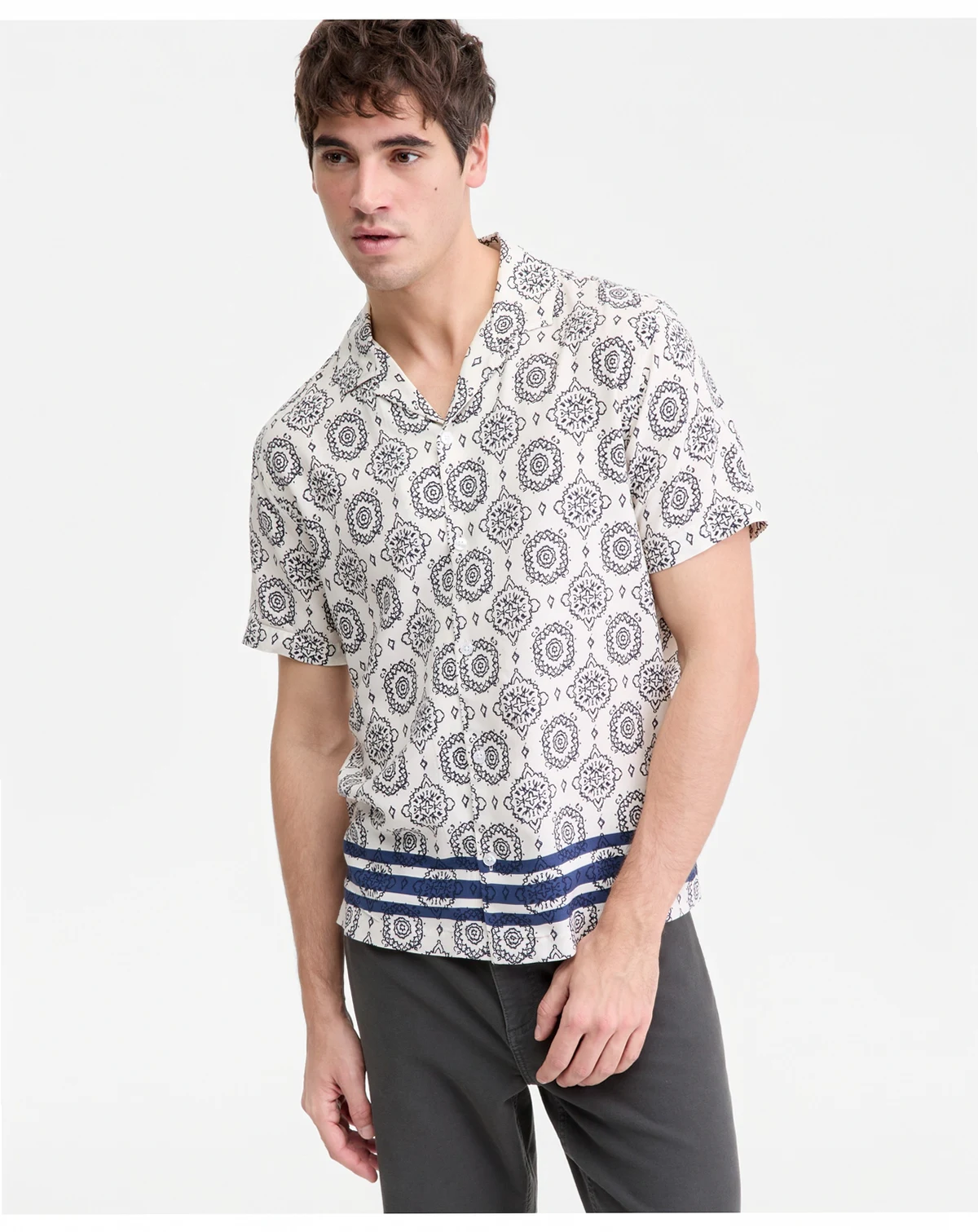 Men's Camp Jaspar Short-Sleeve Shirt, Macy's Exclusive
