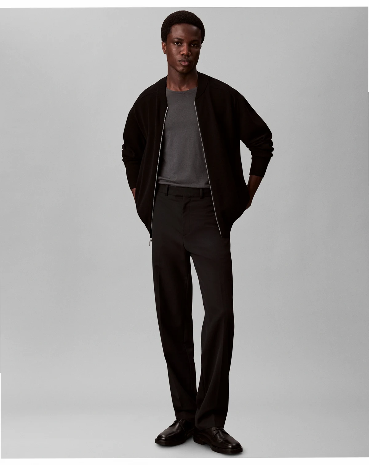 Men's Tech Knit Bomber Jacket