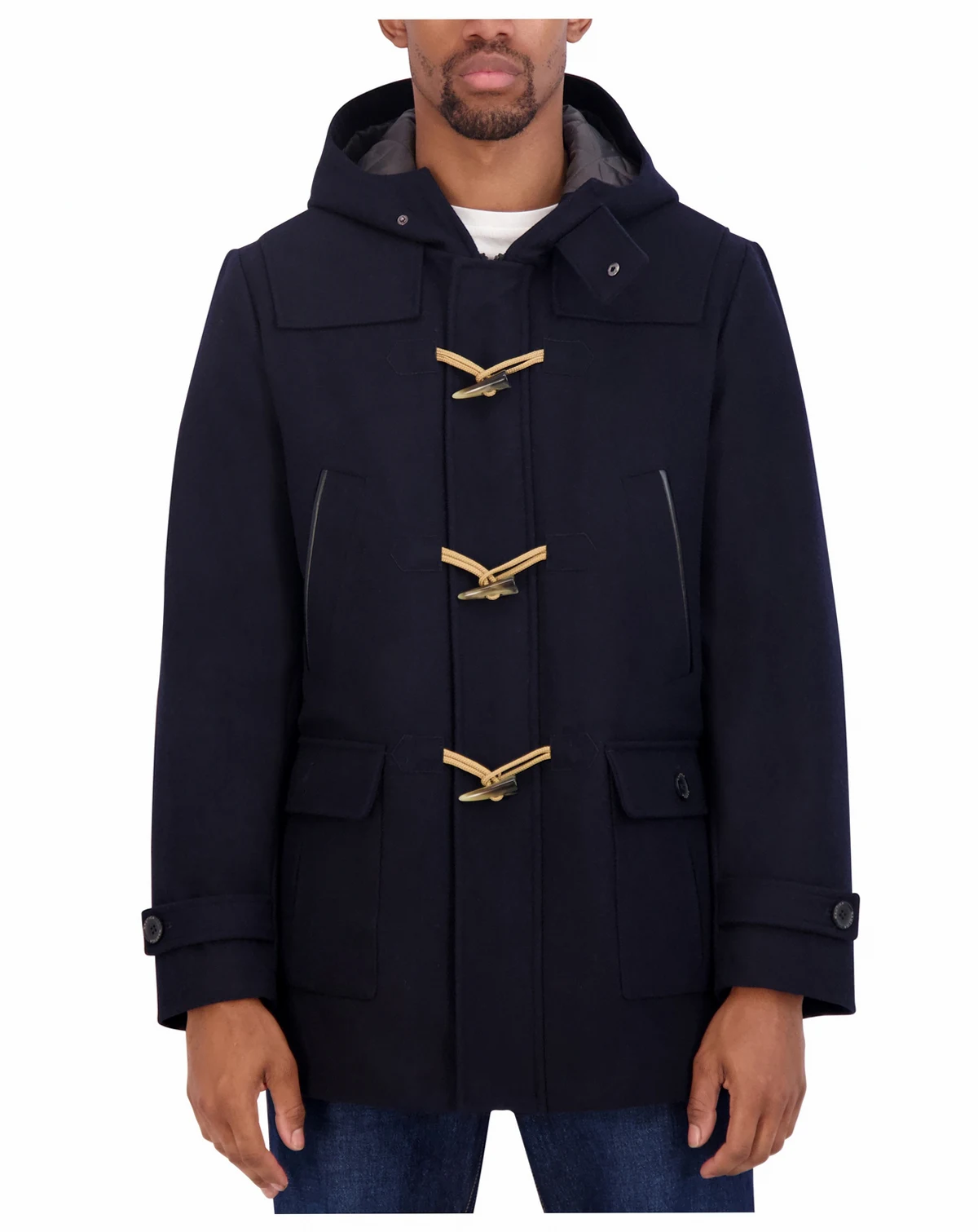 Men's Wool Toggle Coat