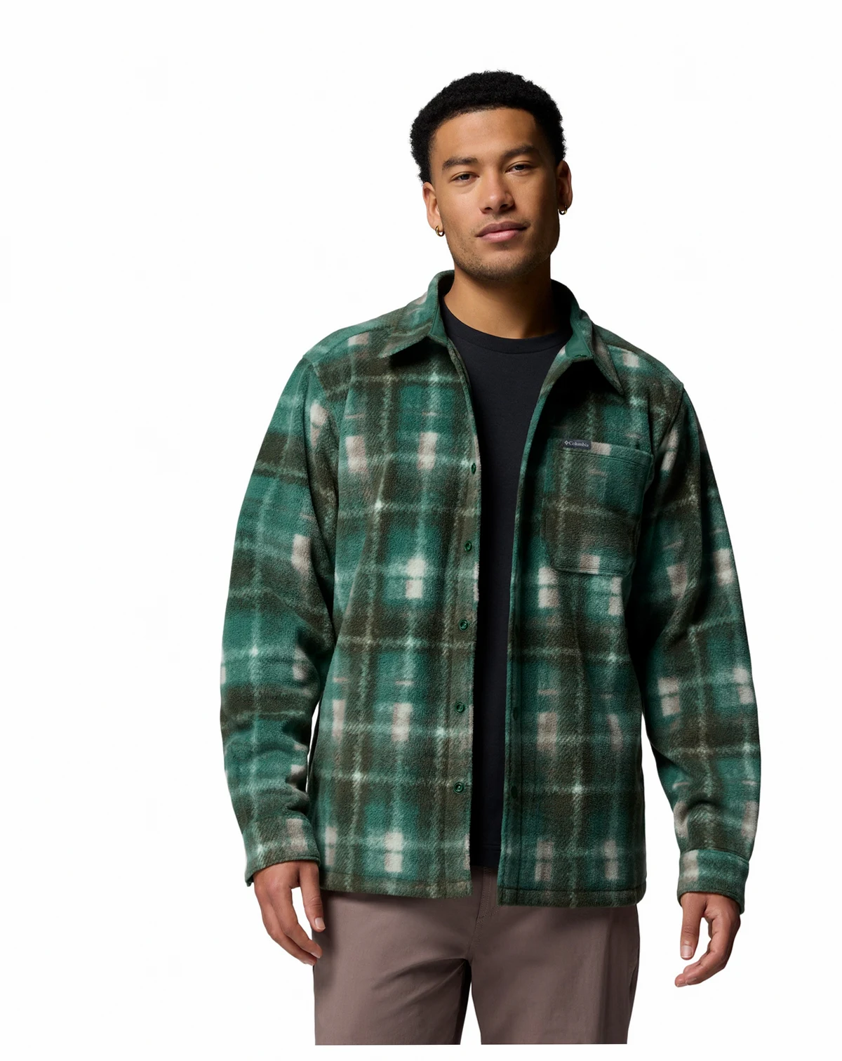 Men's Steens Mountain II Plaid Fleece Shirt Jacket