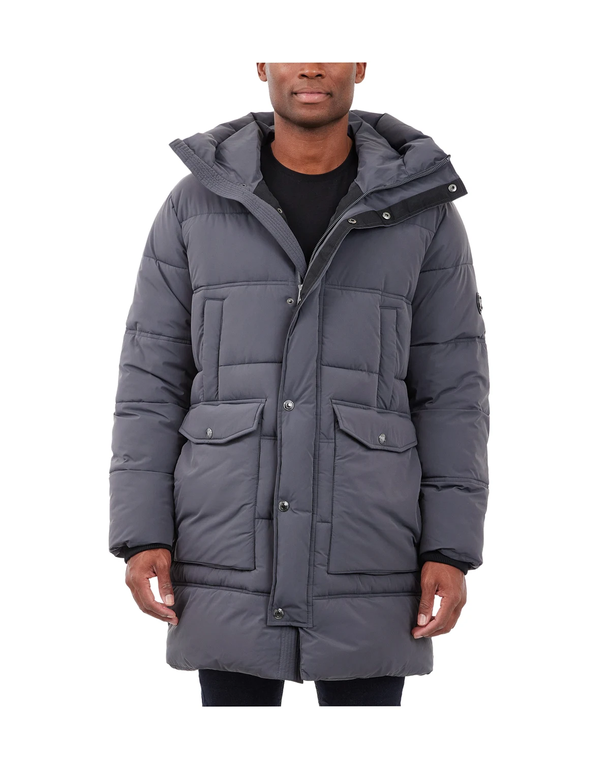 Men's Heavyweight Hooded Long Puffer Coat
