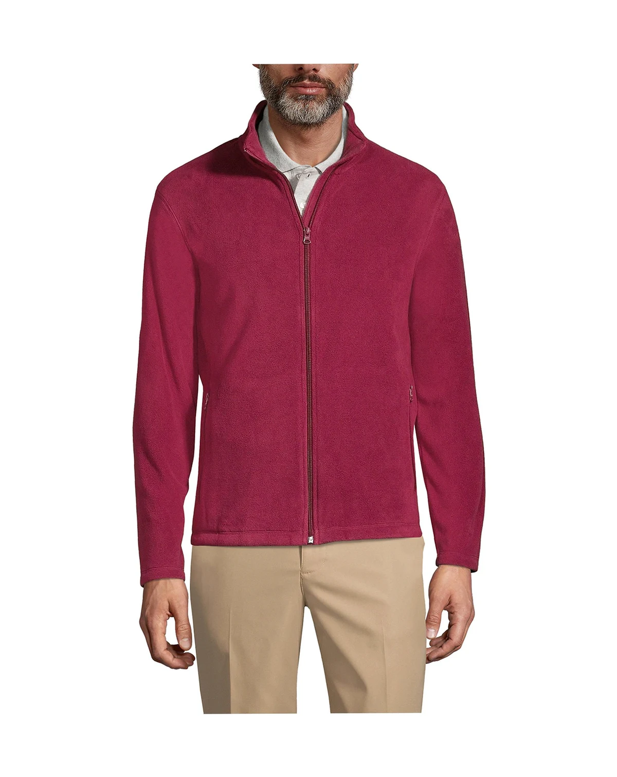 Men's Full-Zip Mid-Weight Fleece Jacket