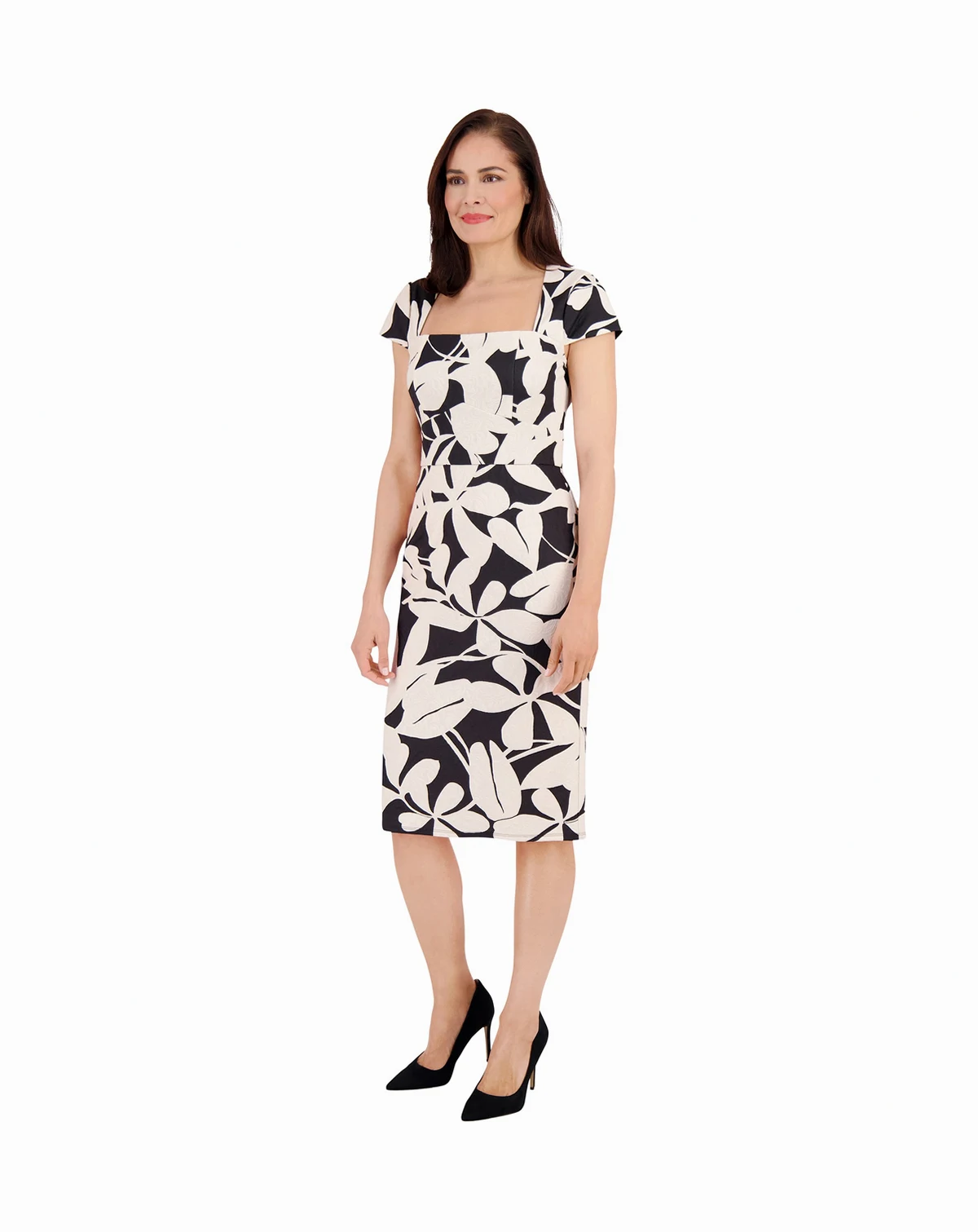 Women's Square Neck Sheath Dress