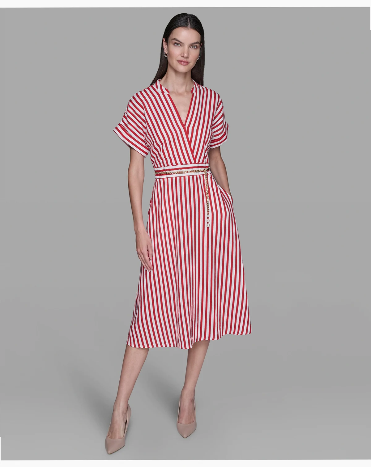 Women's Printed Midi Dress