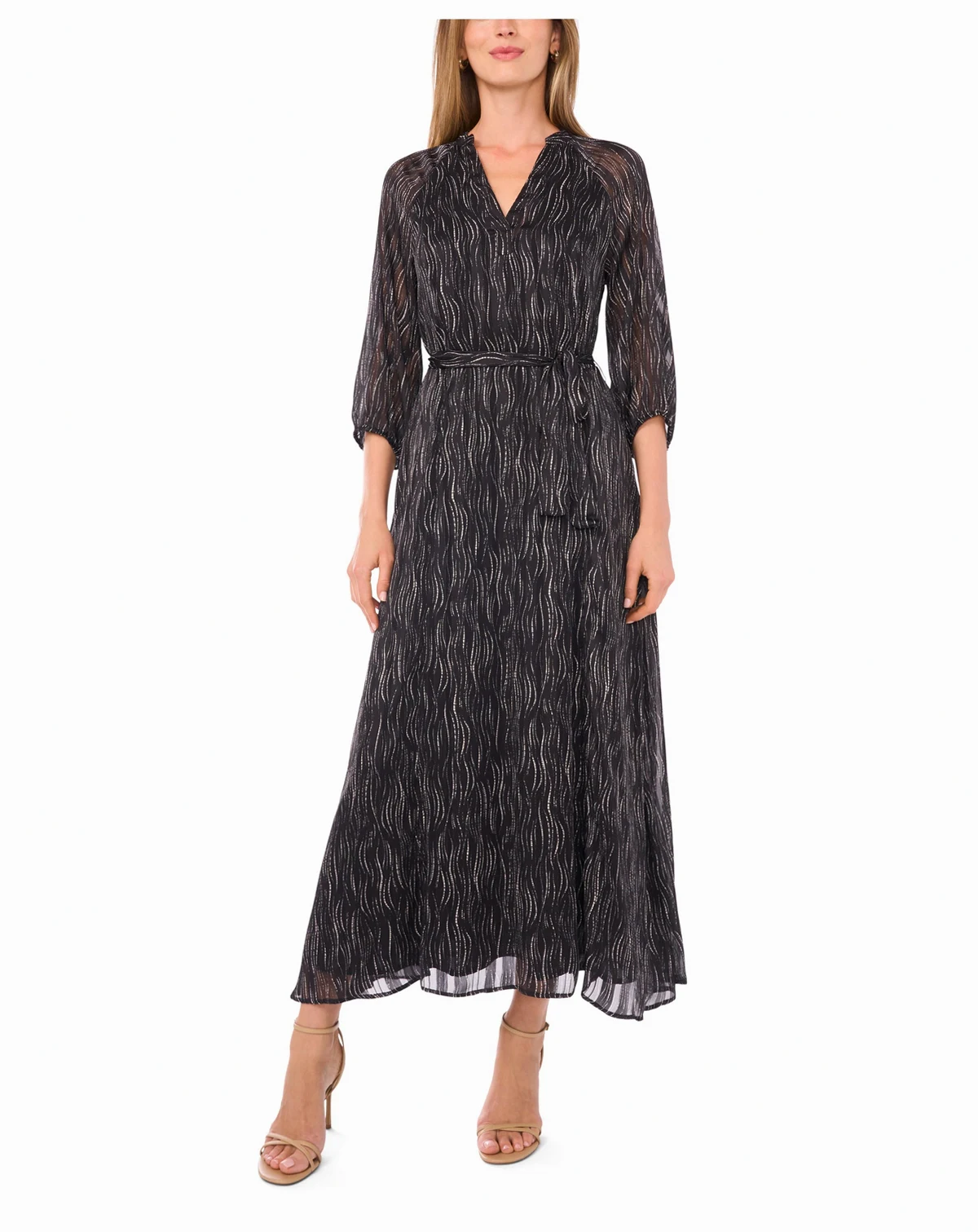 Women's V-Neck Maxi Dress