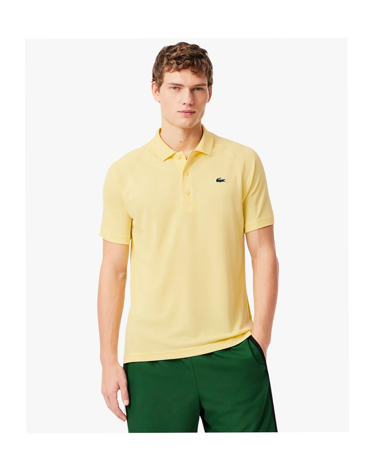 Men's Breathable Run-Resistant Interlock Polo Shirt