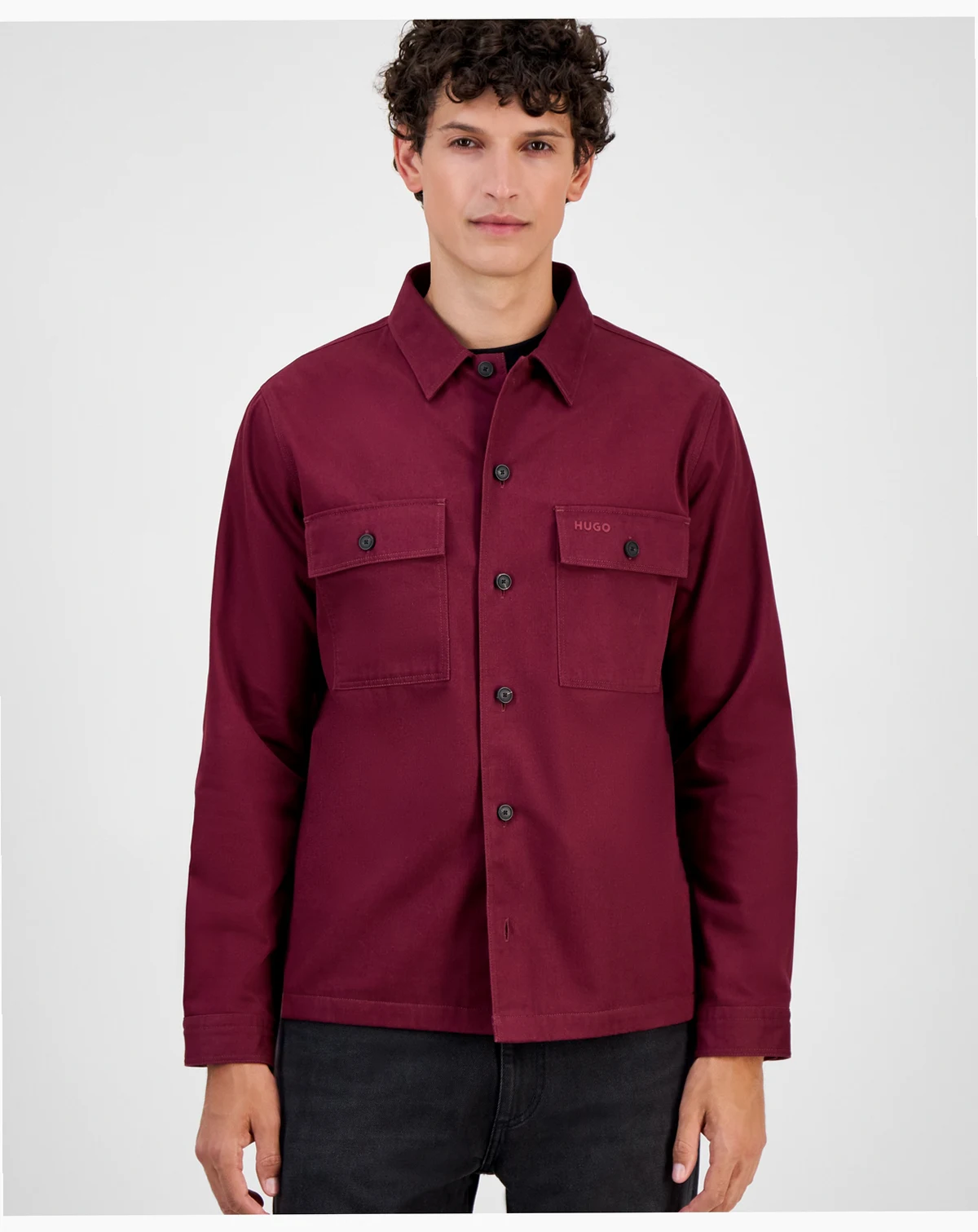 Men's Cotton Twill Oversized Shirt