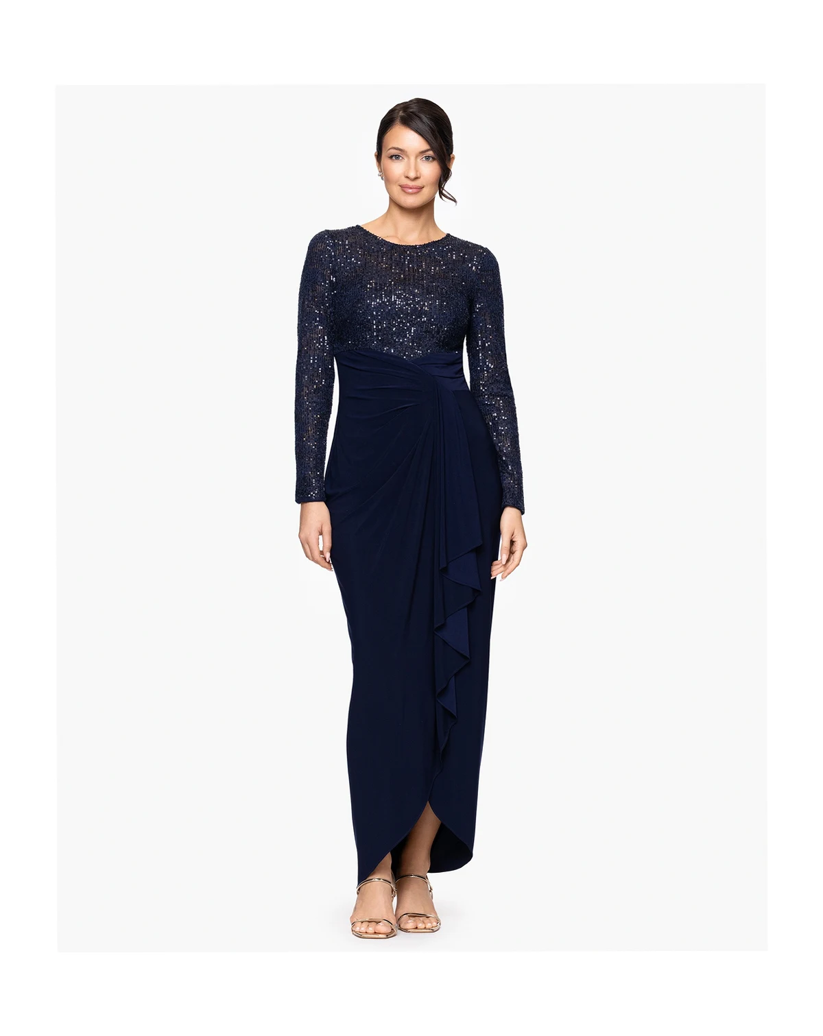 Petite Scoop Neck Sheath Dress