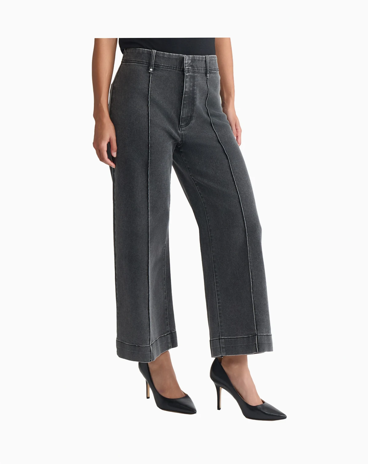 Women's Wide-Leg Pintuck Pants