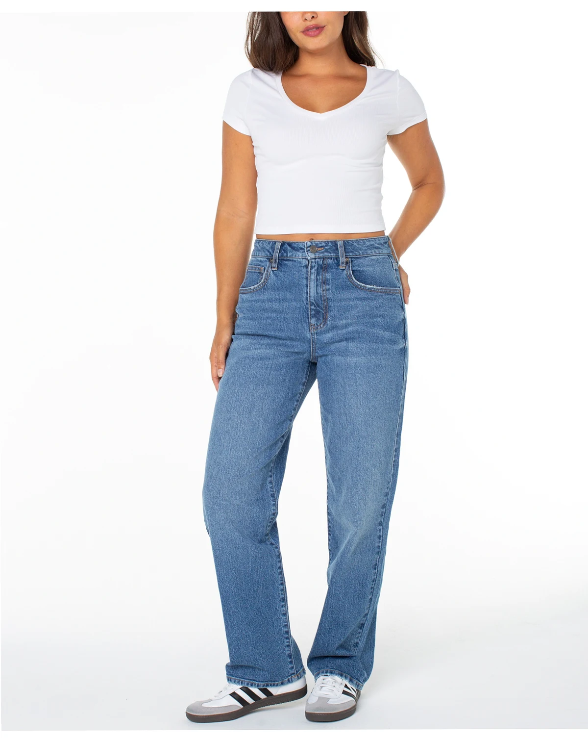 Juniors' Skater Straight-Leg Jeans