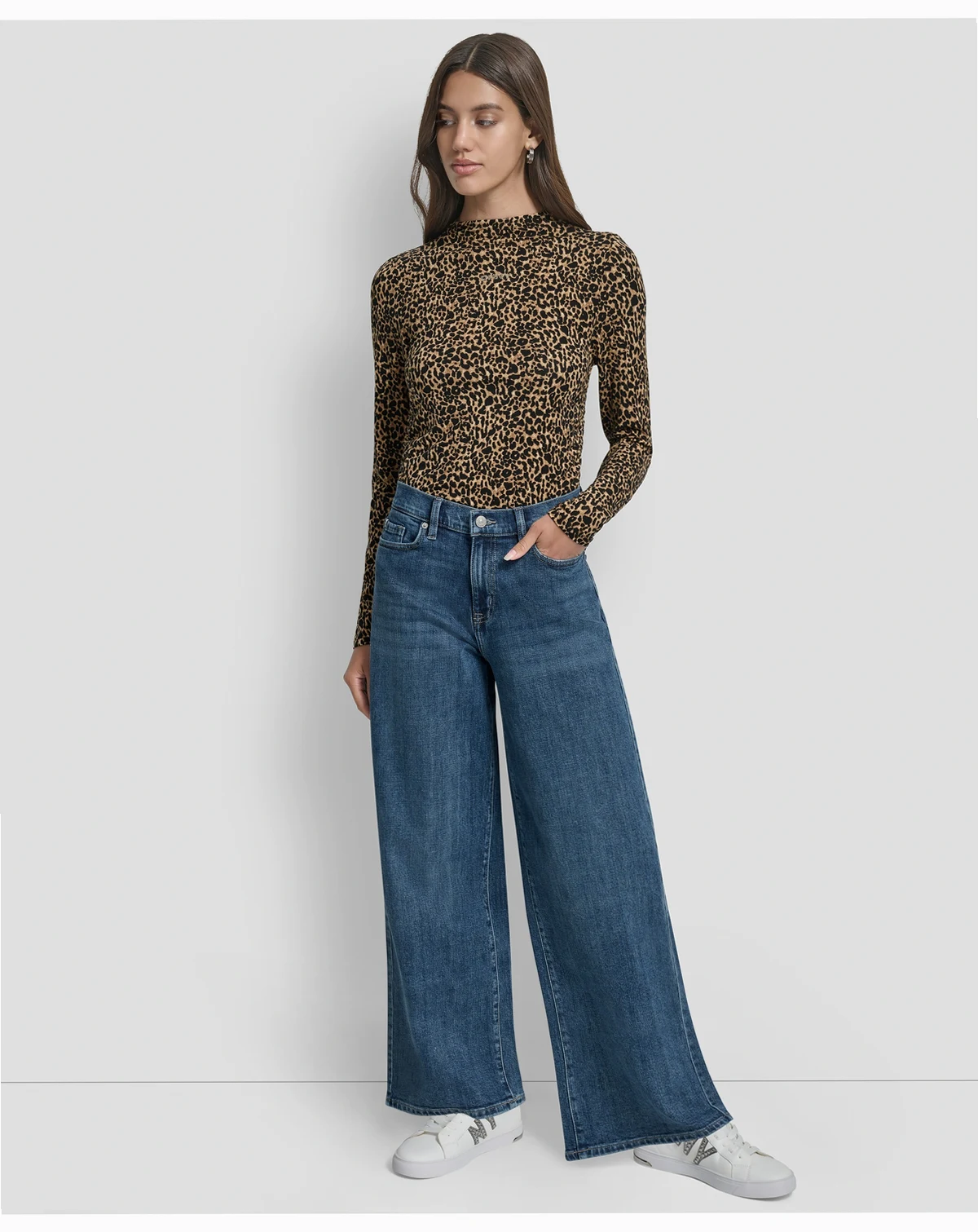 Women's High-Rise Modern Wide-Leg Jeans