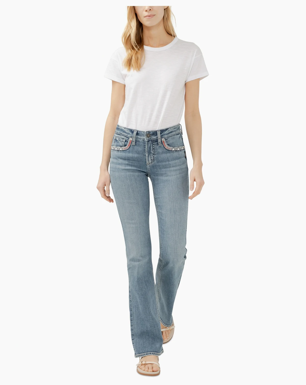 Women's Suki Mid-Rise Curvy Fit Bootcut Jeans
