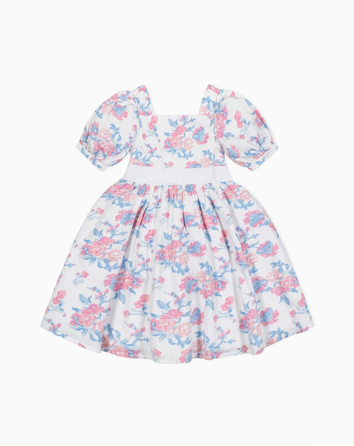 Toddler Girls Heirloom Short Sleeve Puff Sleeve Party Dress