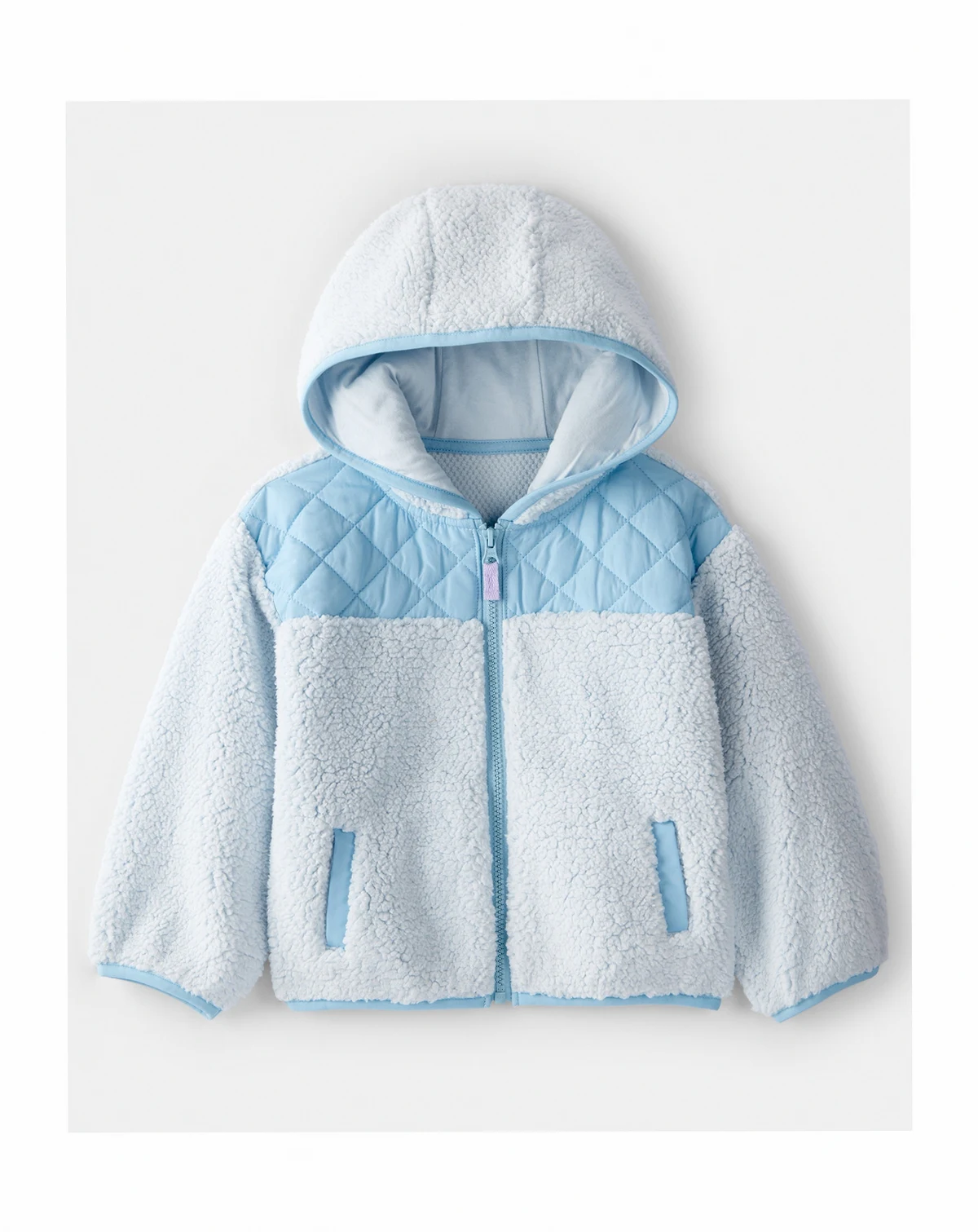 Girls' Toddler 2T-5T Hooded Zip-Up Jacket