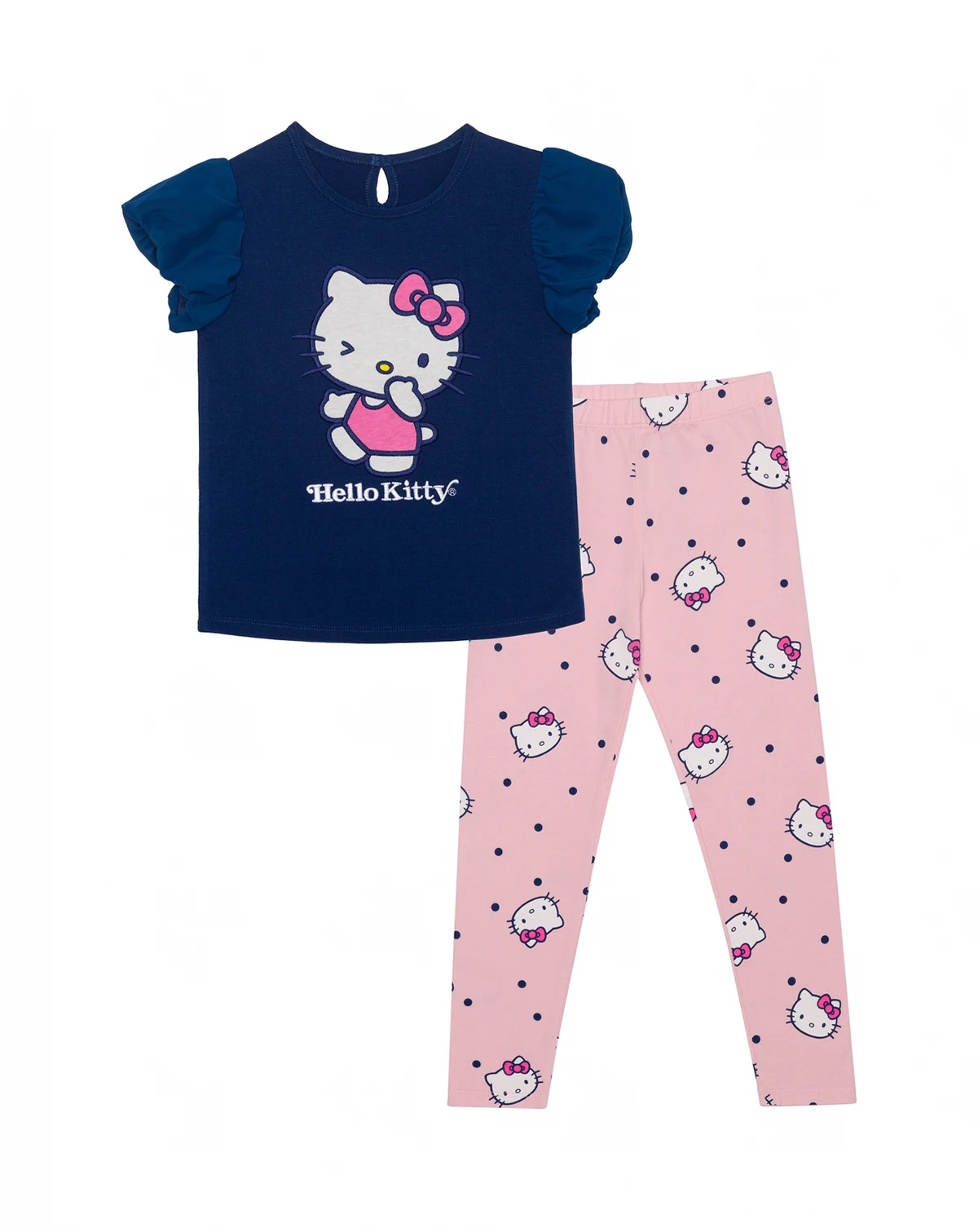 Toddler Girls Wink Short Sleeve Top and Legging Set