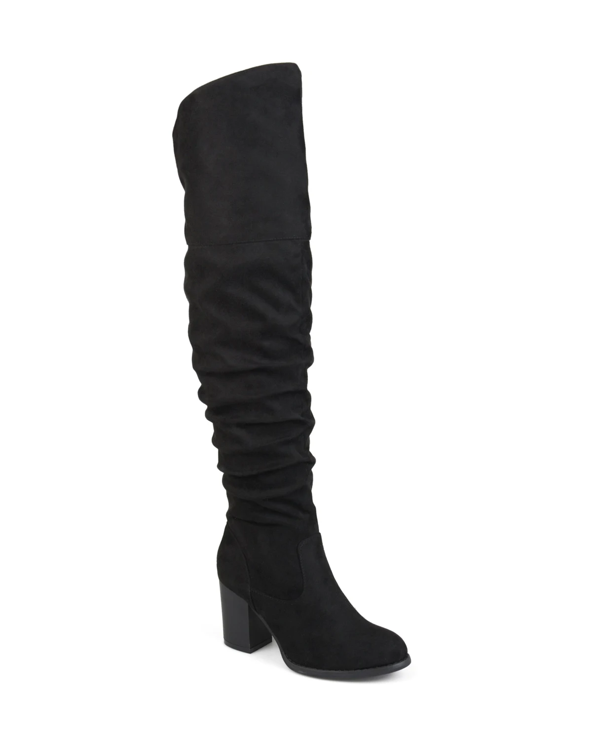 Women's Kaison Regular, Wide Calf, & Extra Wide Calf Stacked Heel Over The Knee Boots