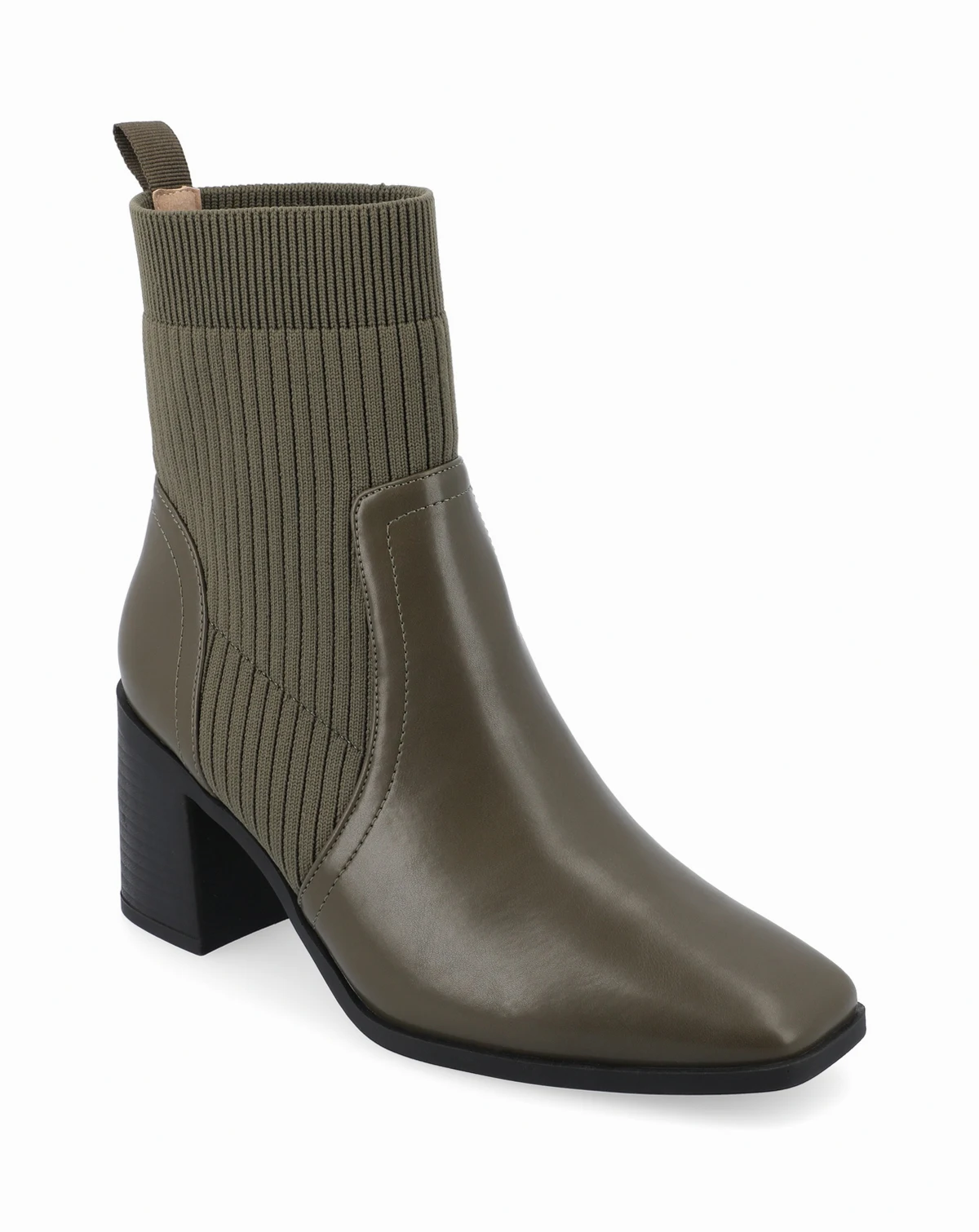 Women's Harlowe Chelsea Knit Block Heel Booties