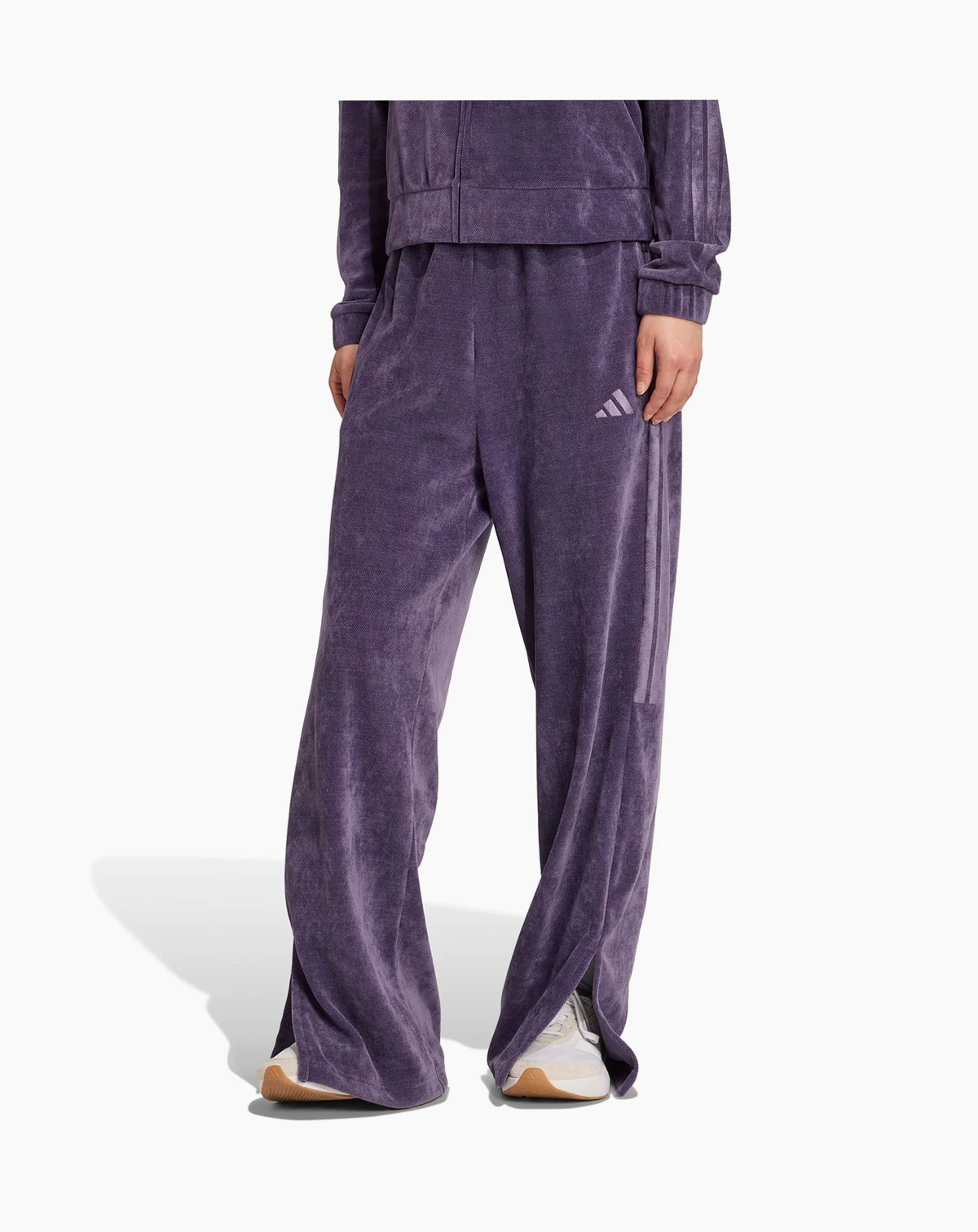 Women's House Of Tiro Velour Open Hem Pants