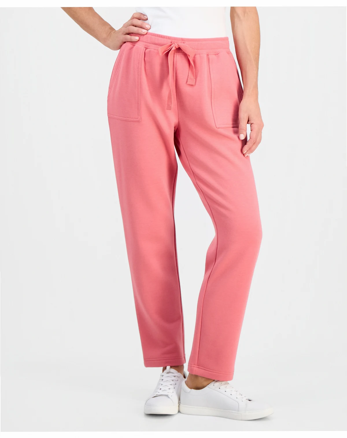 Petite Luxsoft Fleece Pants, Created for Macy's