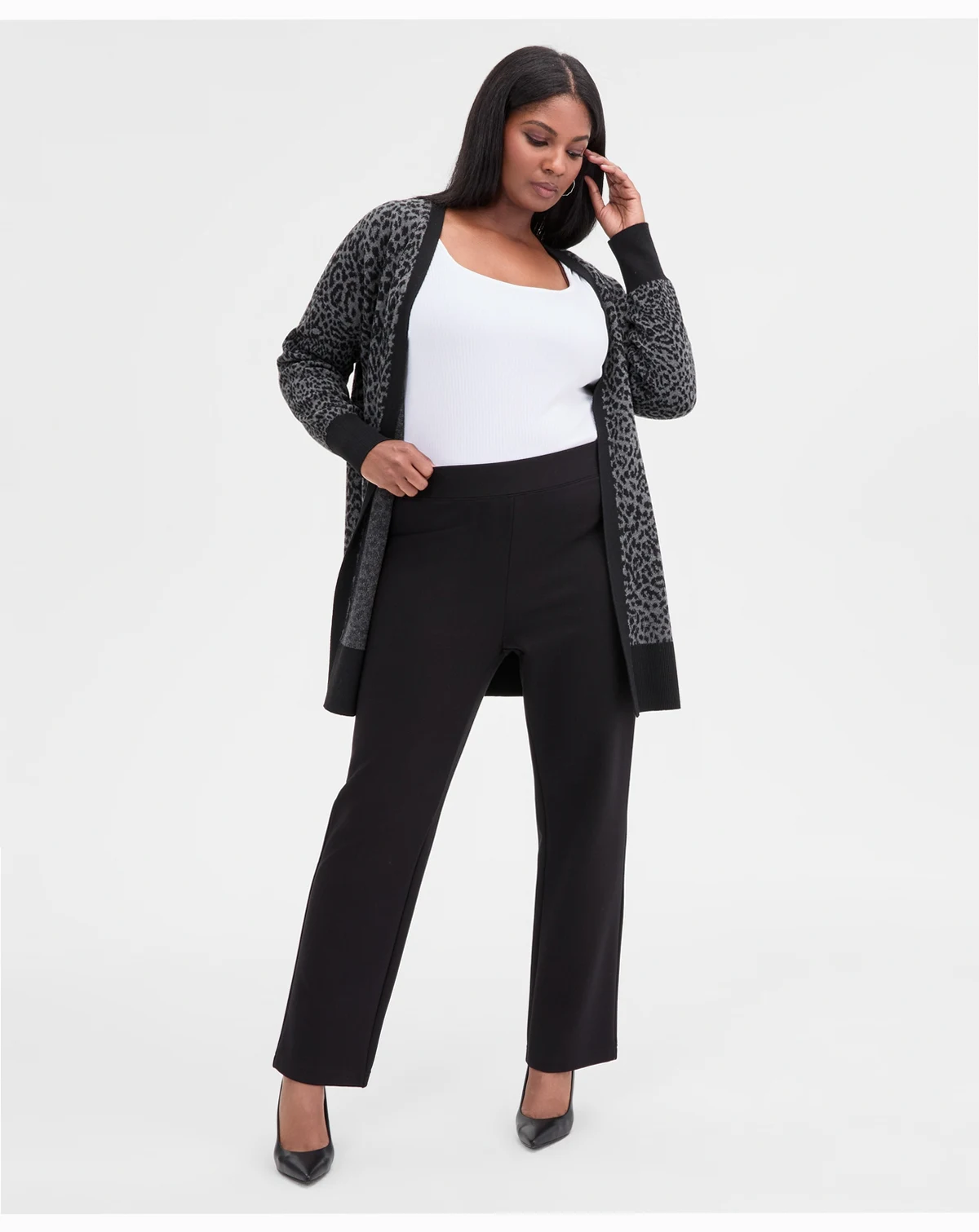 Plus Size High-Rise Slim-Fit Ankle Pants, Macy's Exclusive